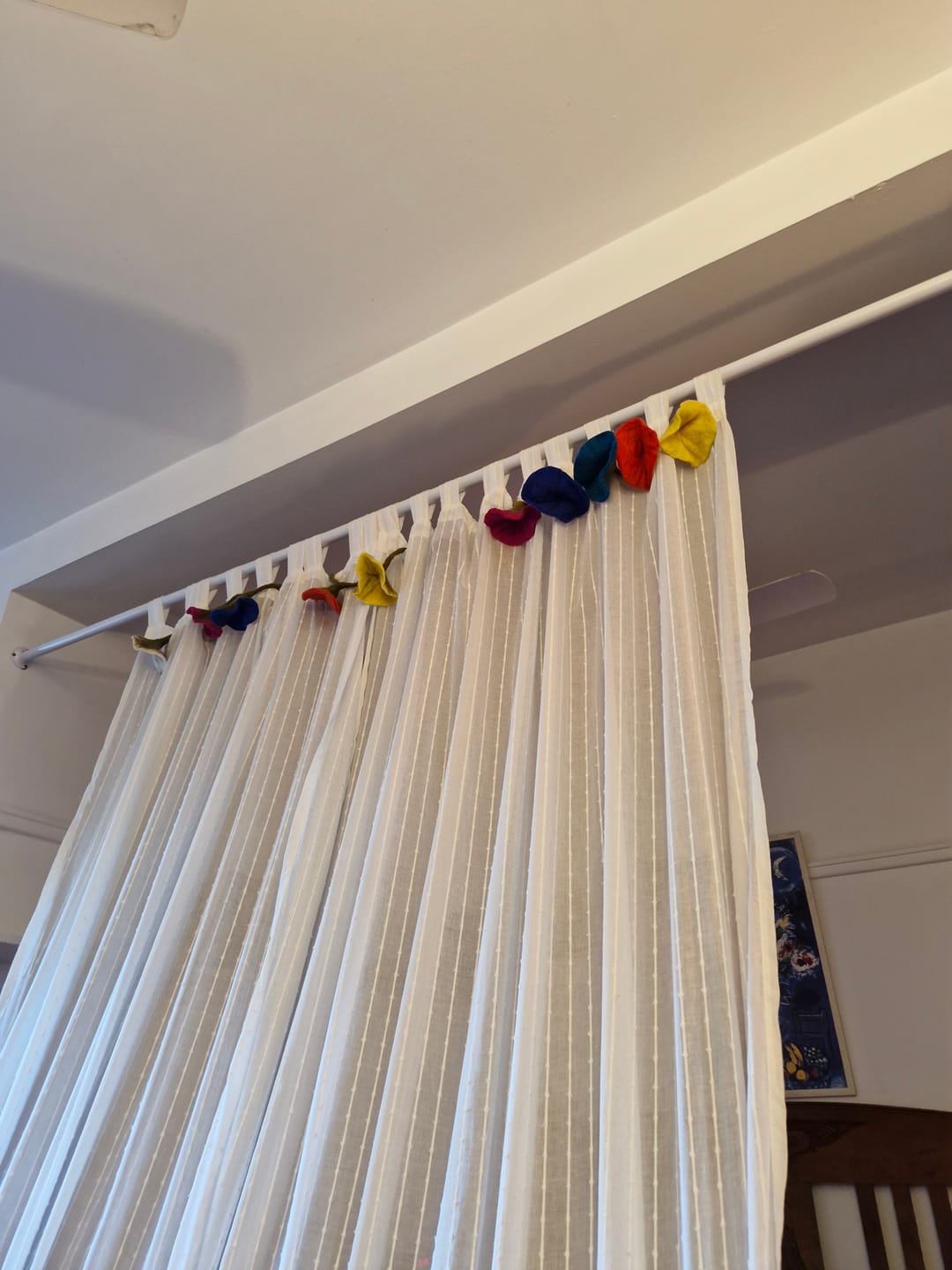 Customer photo review of Flower Garland - Colourful