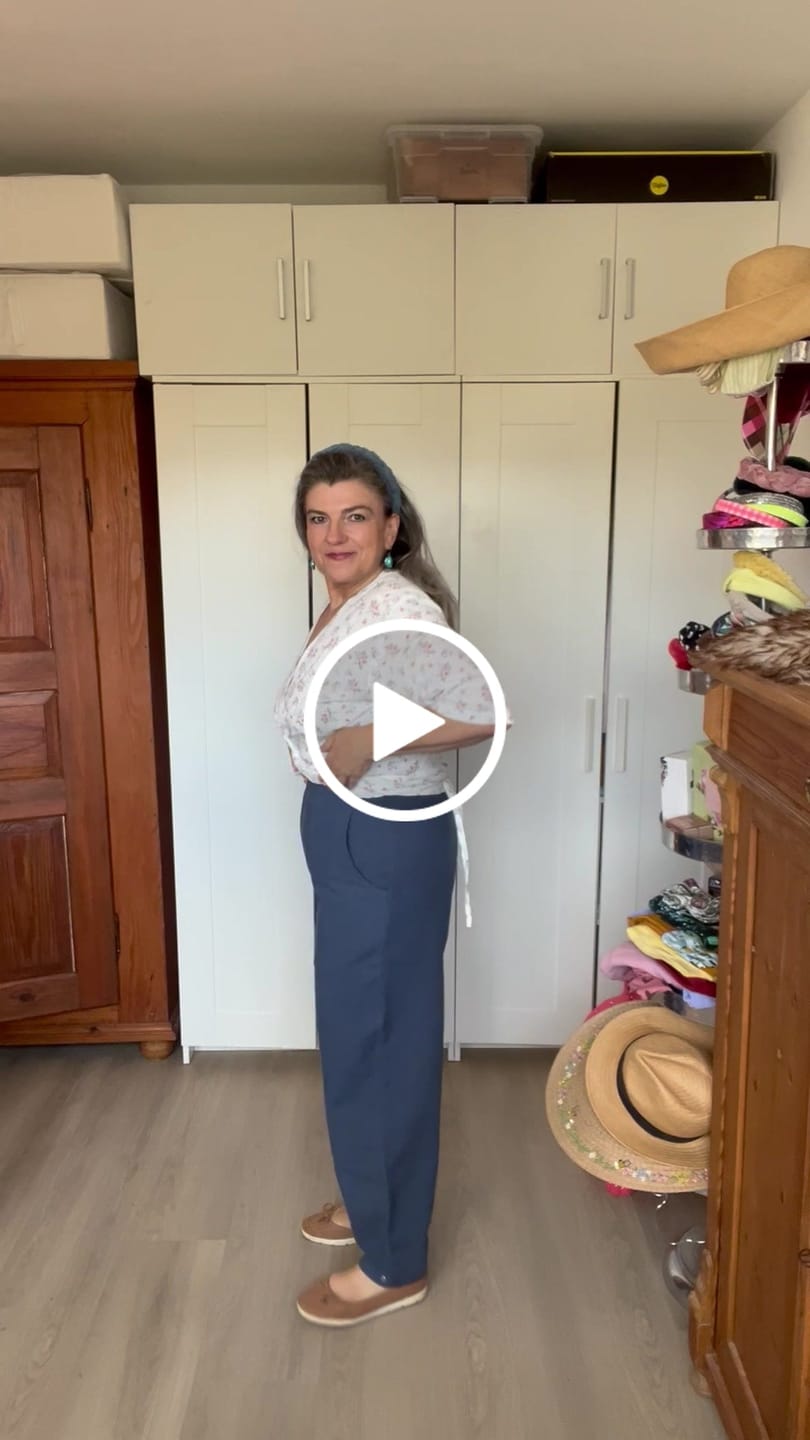 Customer video review of Betty | Hose mit Barrelschnitt/O-Form | VIP
