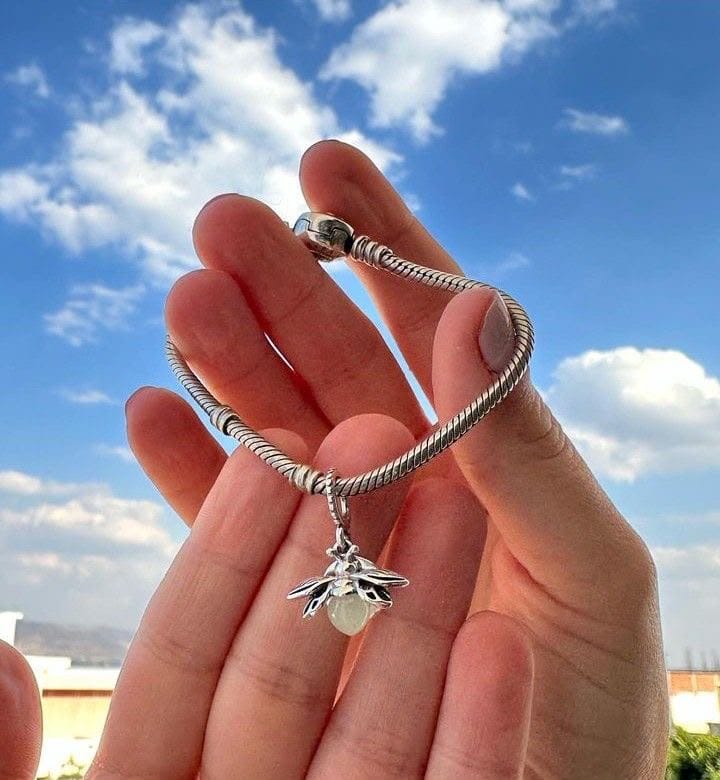 Customer photo review of Brazalete Con Broche de Corazón + Charm Luciérnaga