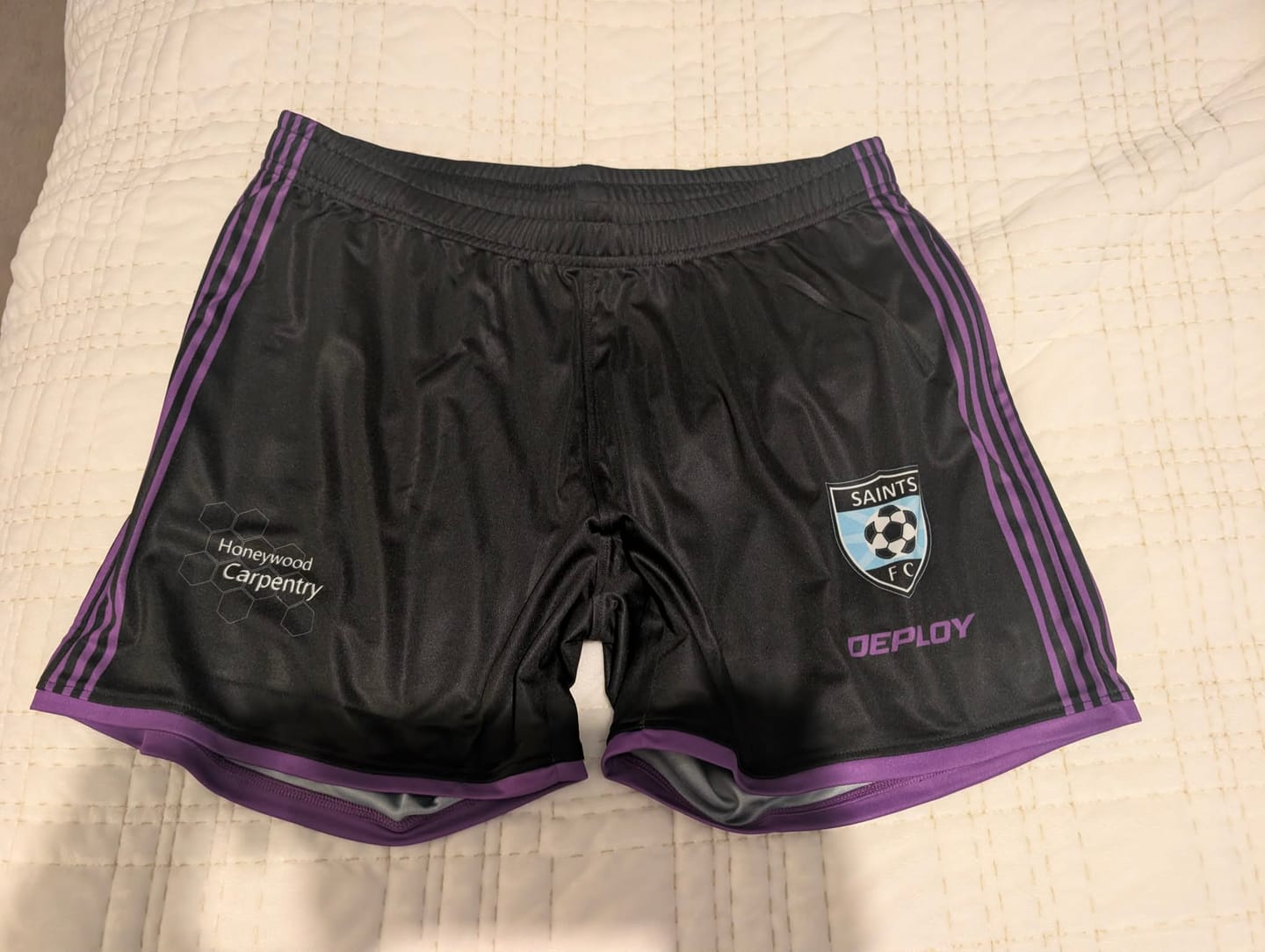 Customer photo review of SAINTS FC - PLAYING SHORTS LADIES