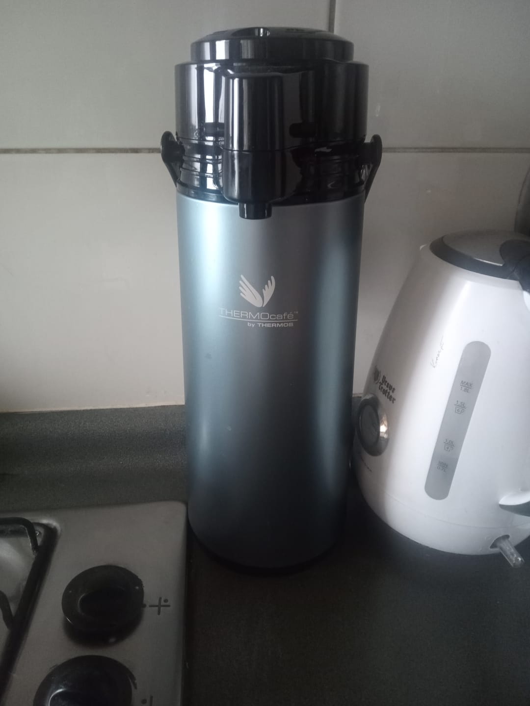 Customer photo review of TERMO SIFON DE VIDRIO 1.9LT SLATE