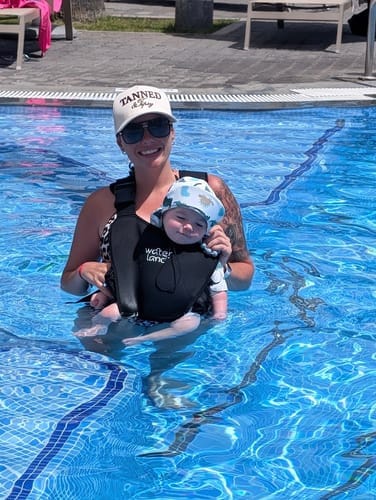 Customer photo review of WaterLand Baby Carrier