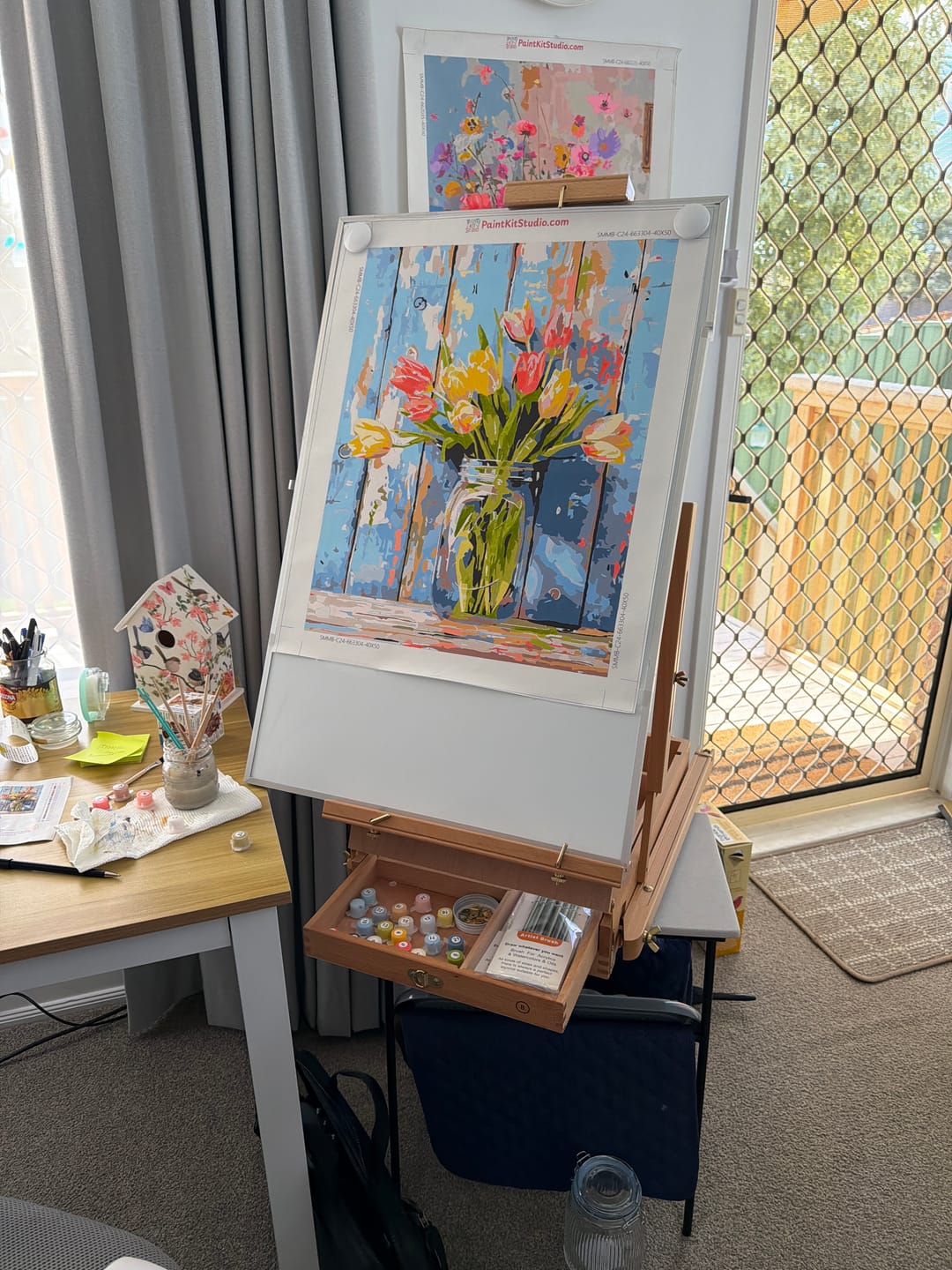 Customer photo review of Tulips Jar Painting