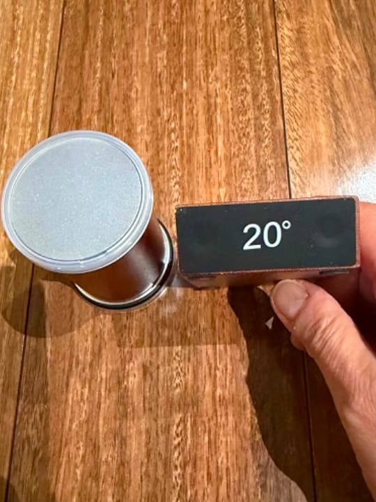 Customer photo review of Rolling Knife Sharpener