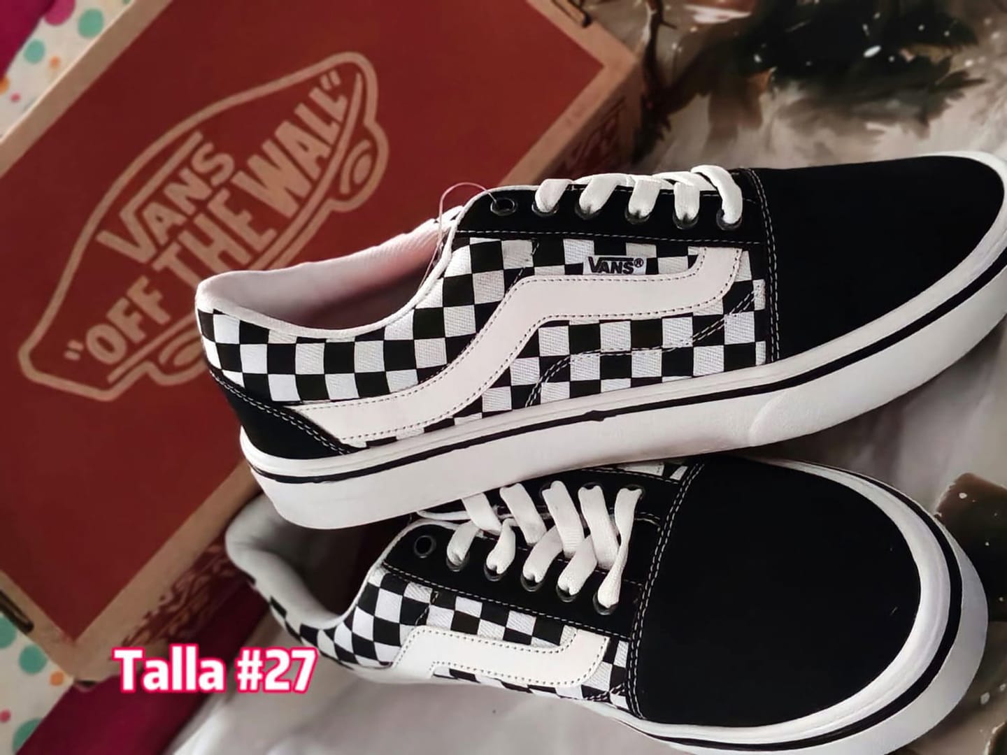 Customer photo review of Tenis 175 Choclo Ajedrez