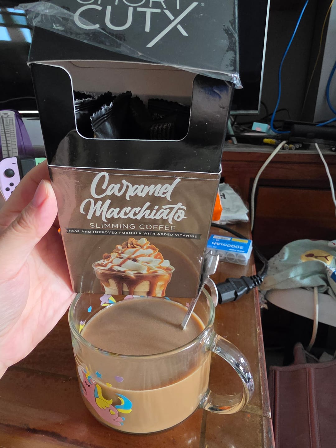 Customer photo review of Slimming Coffee Caramel Macchiato
