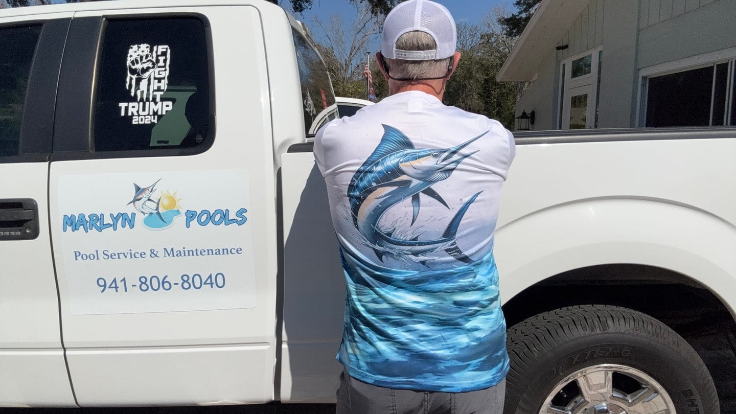 Customer photo review of Bass Fish Moon 90s Vintage Graphic T Shirt