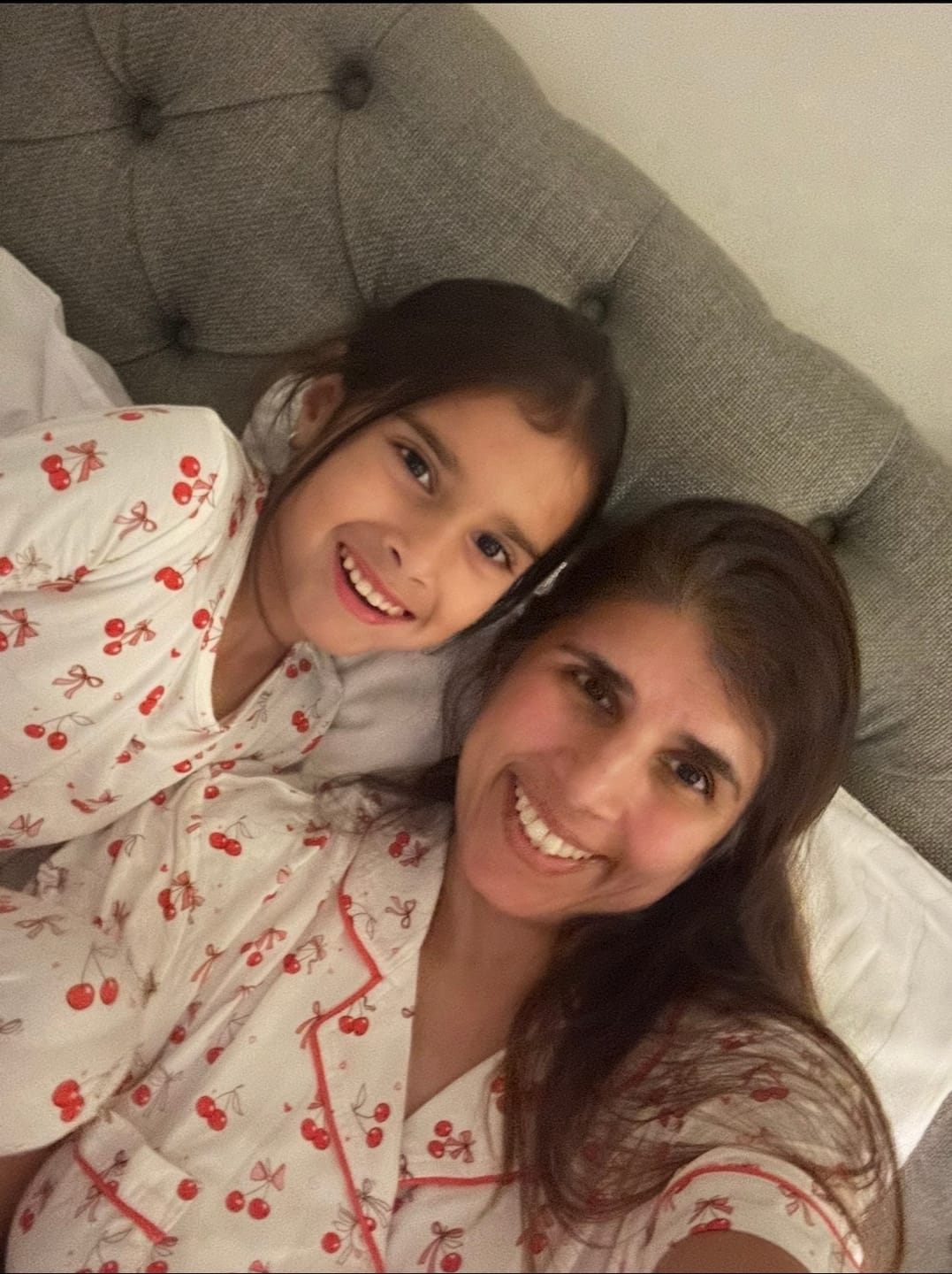 Customer photo review of Cherry On Top Bamboo Women's Pajama Short Set