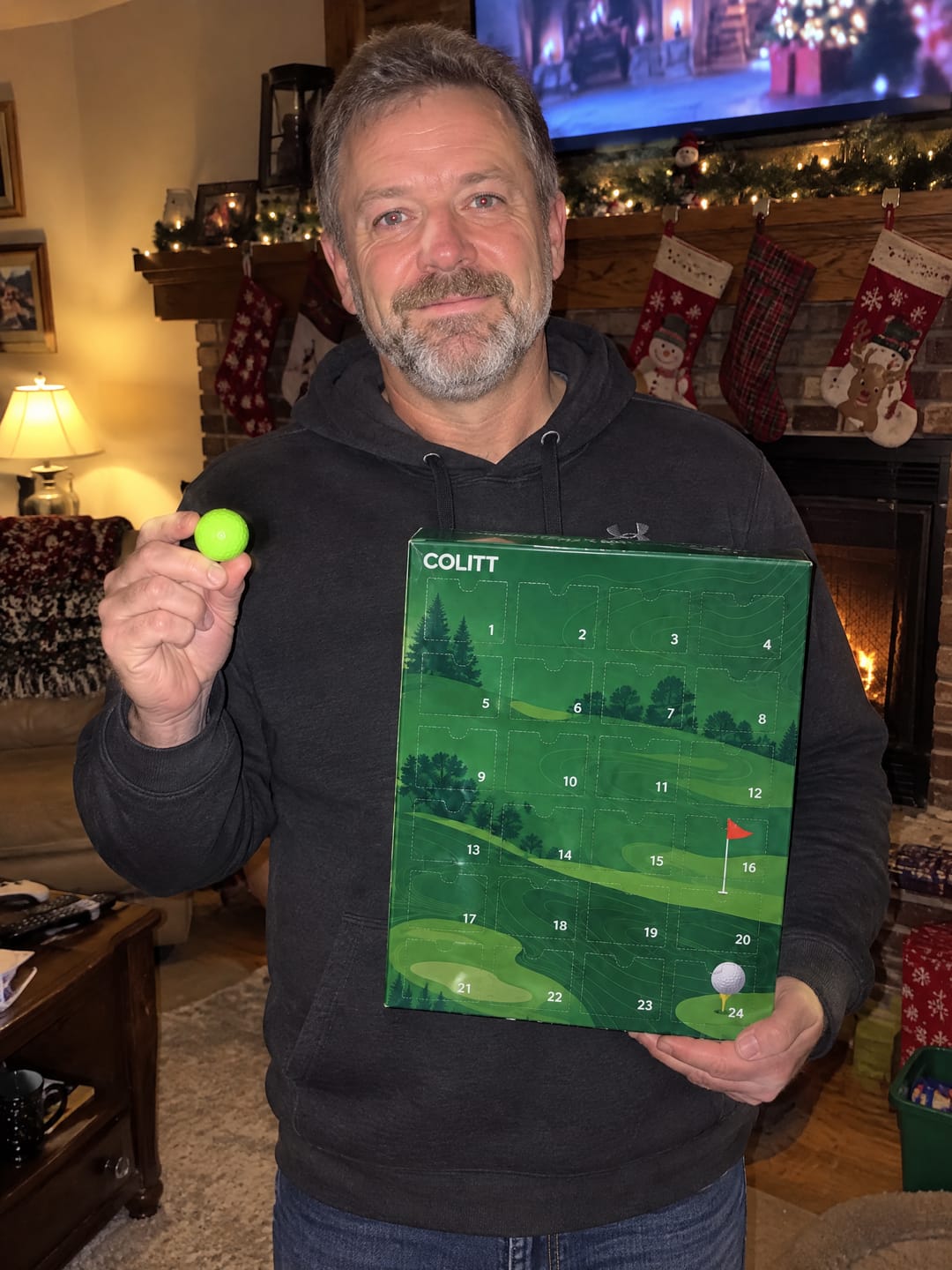Customer photo review of Golf Advent Calendar
