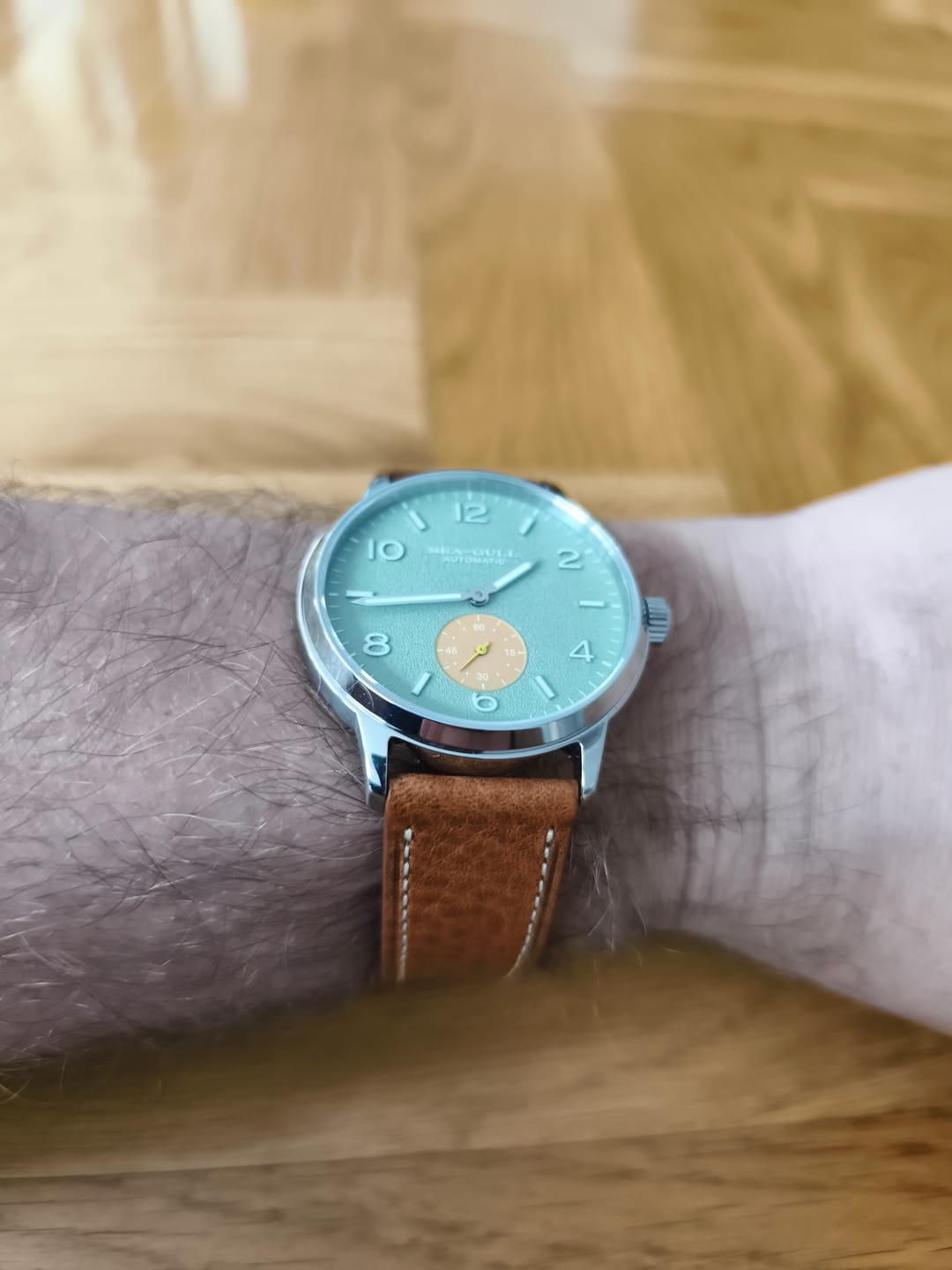Customer photo review of Preroder | Bauhaus | Small Second | Fine Spark | 40mm