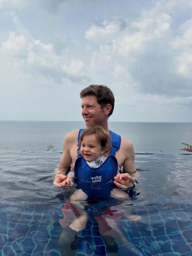 Customer photo review of WaterLand Baby Carrier