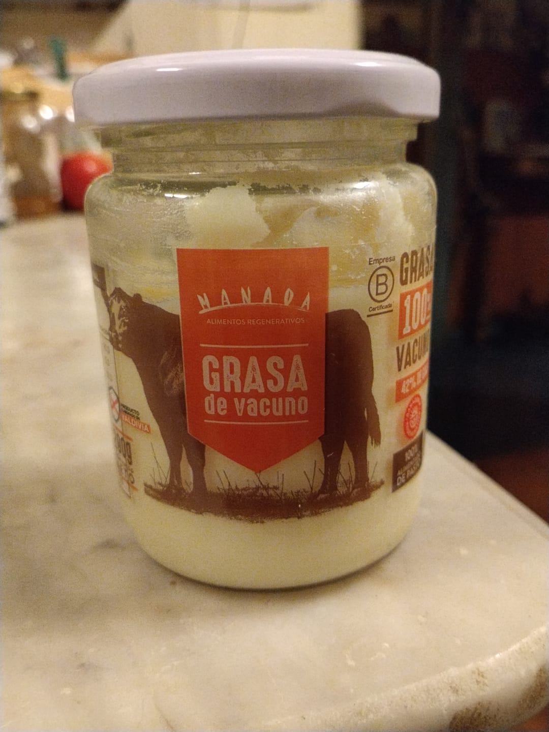 Customer photo review of Grasa de Vacuno 200 gr
