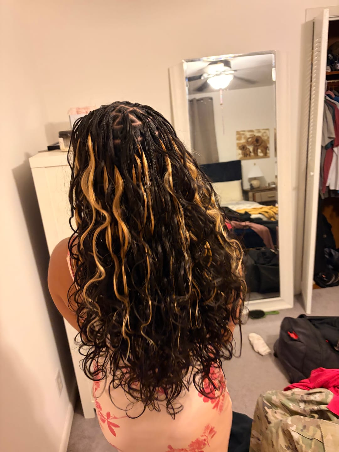 Customer photo review of Miracle Knots Crochet Hair Body Wave
