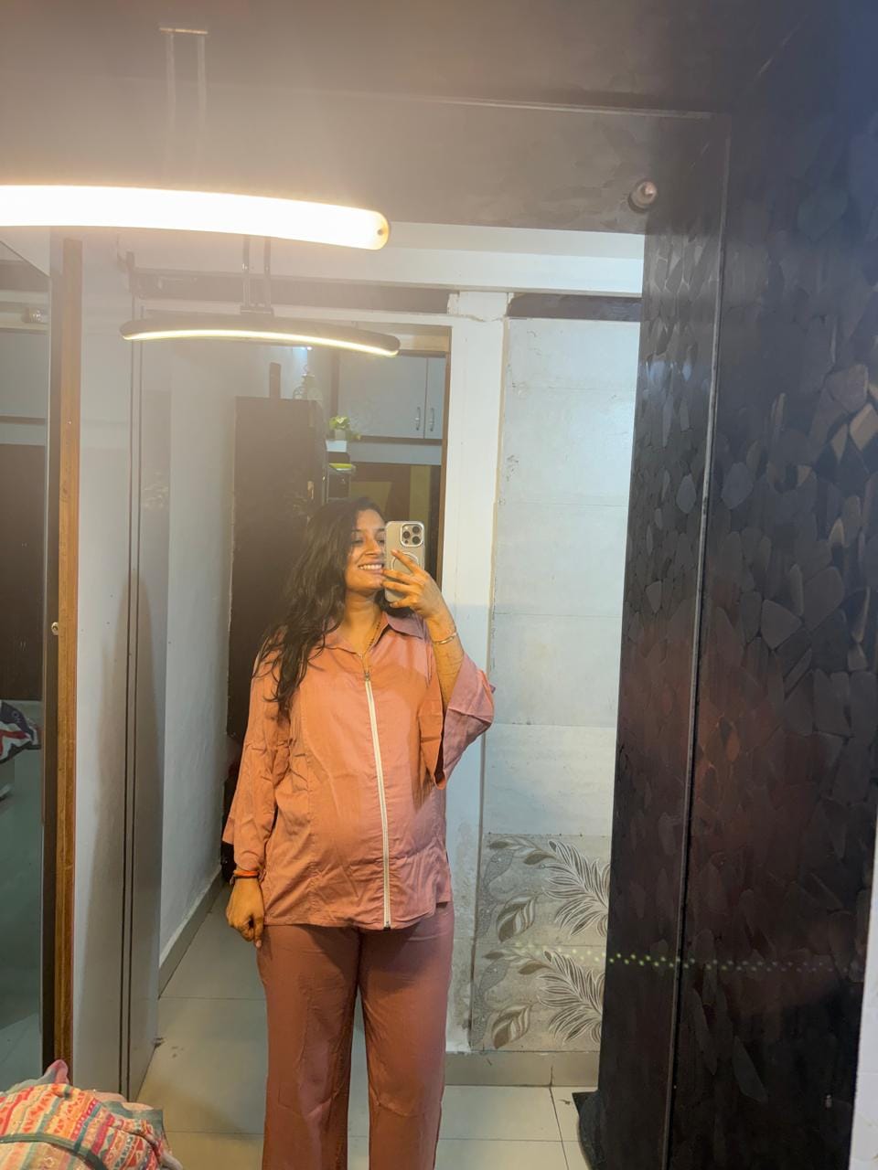 Customer photo review of The Cocoon Set- Pearl White