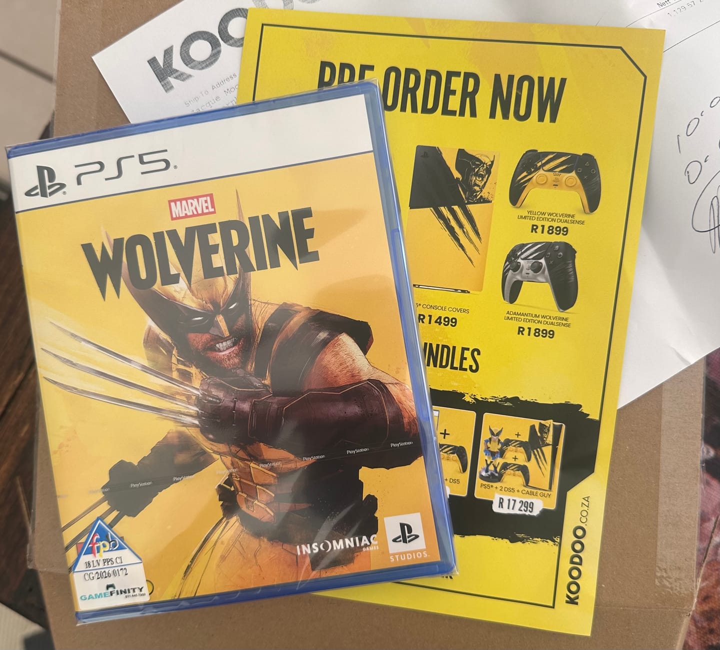 Customer photo review of Marvel’s Wolverine (PS5)