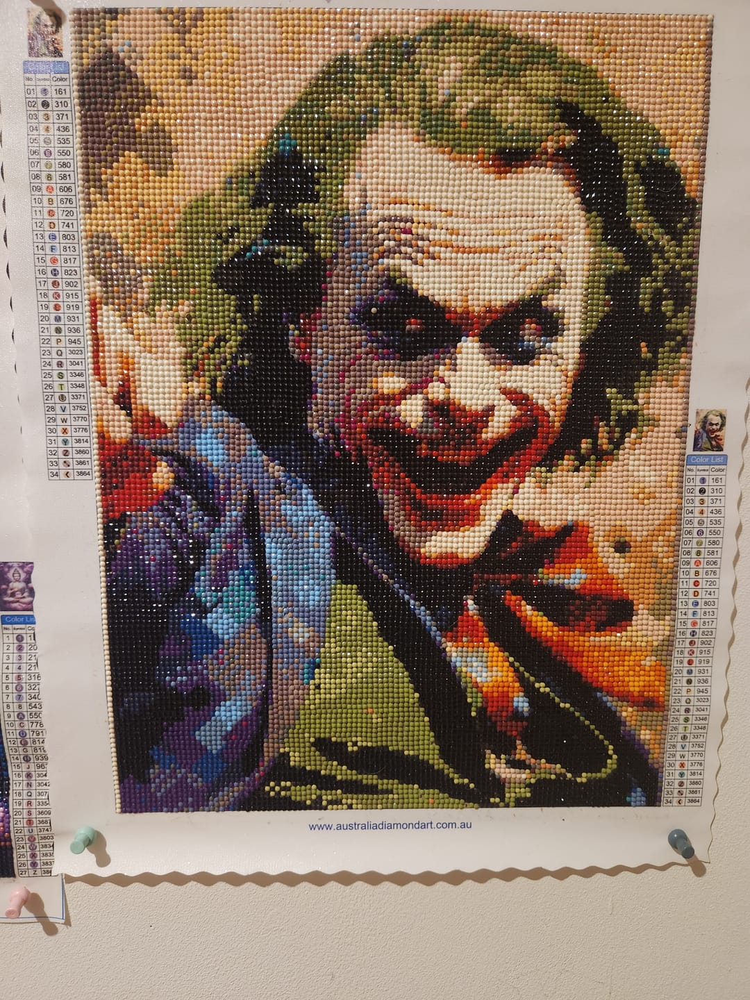 Customer photo review of The Joker DIY Painting (Diamond Painting)