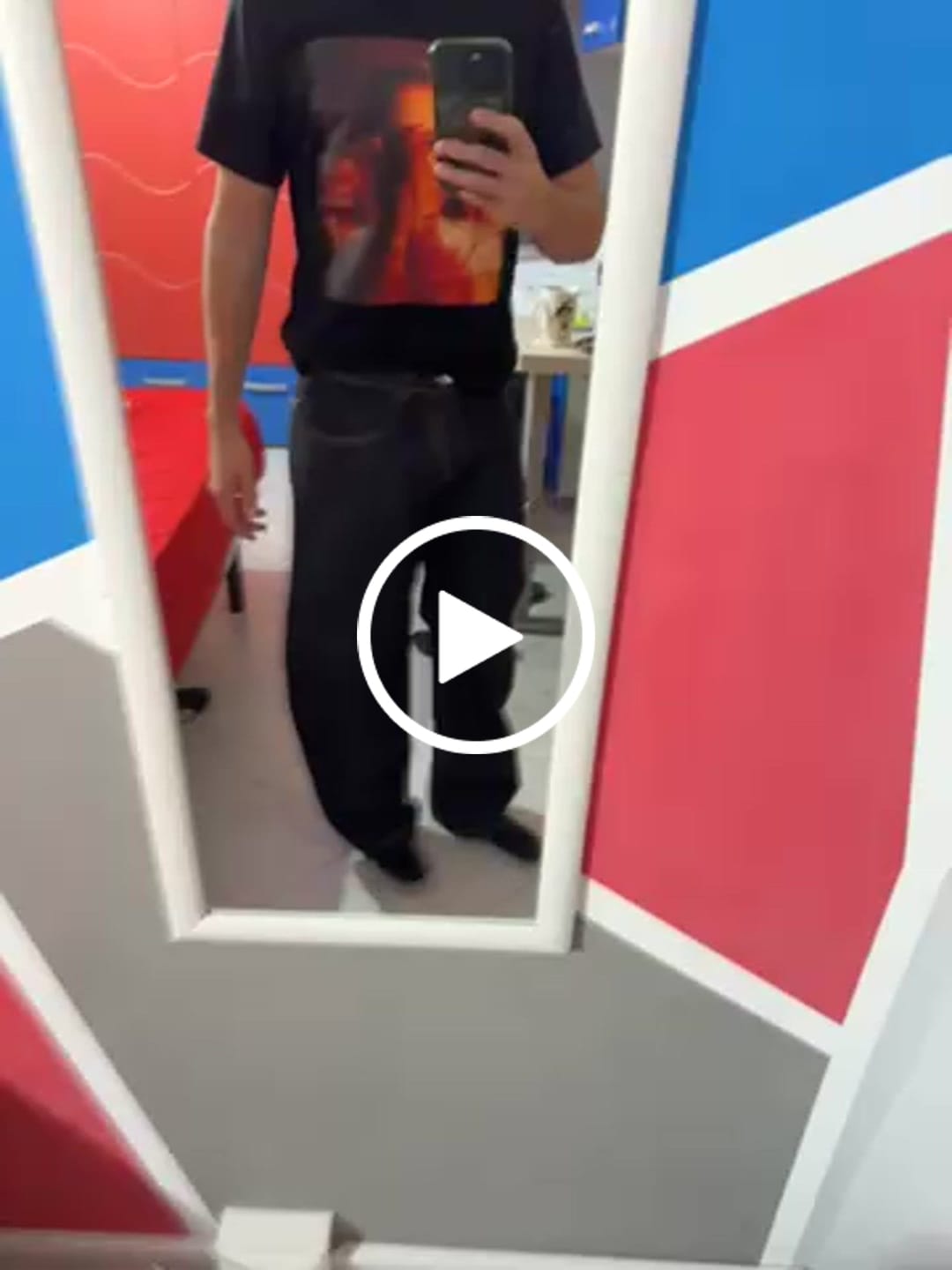Customer video review of Balloon Pants Raw Denim Blue