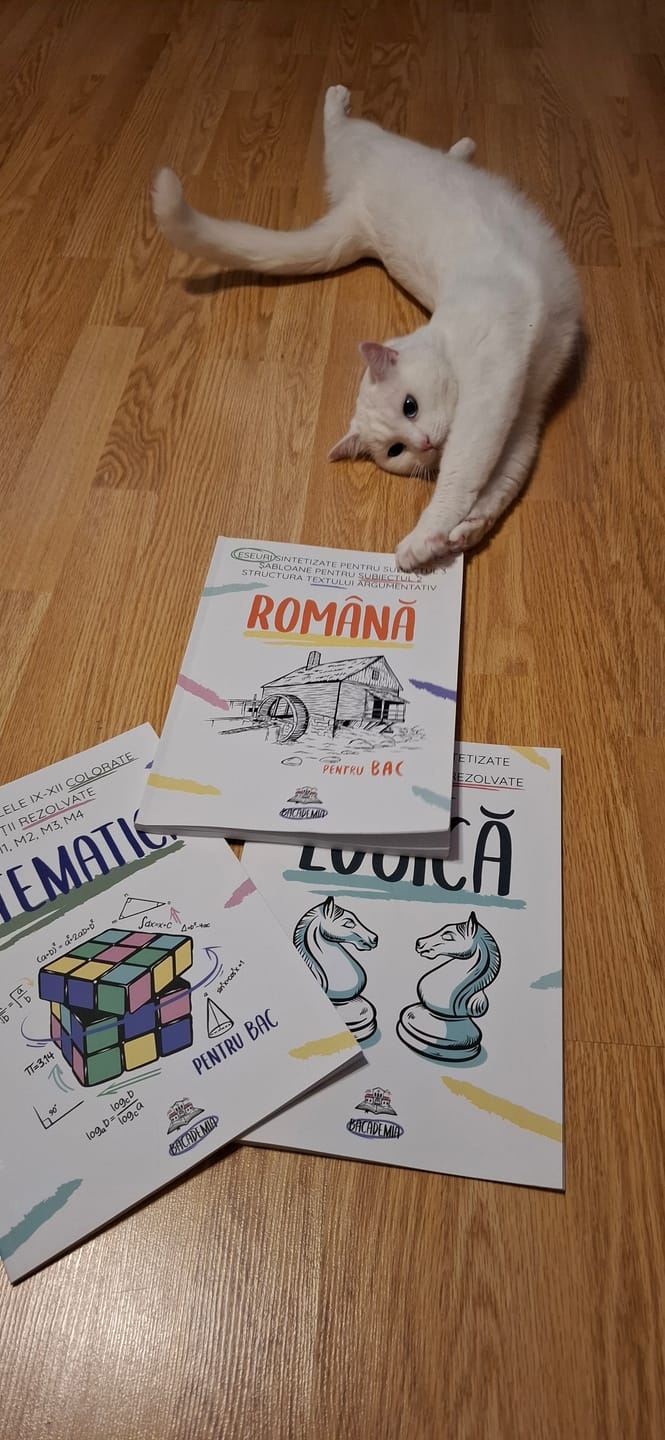 Customer photo review of Pachet Bacalaureat (Matematică + Logică) Bacademia
