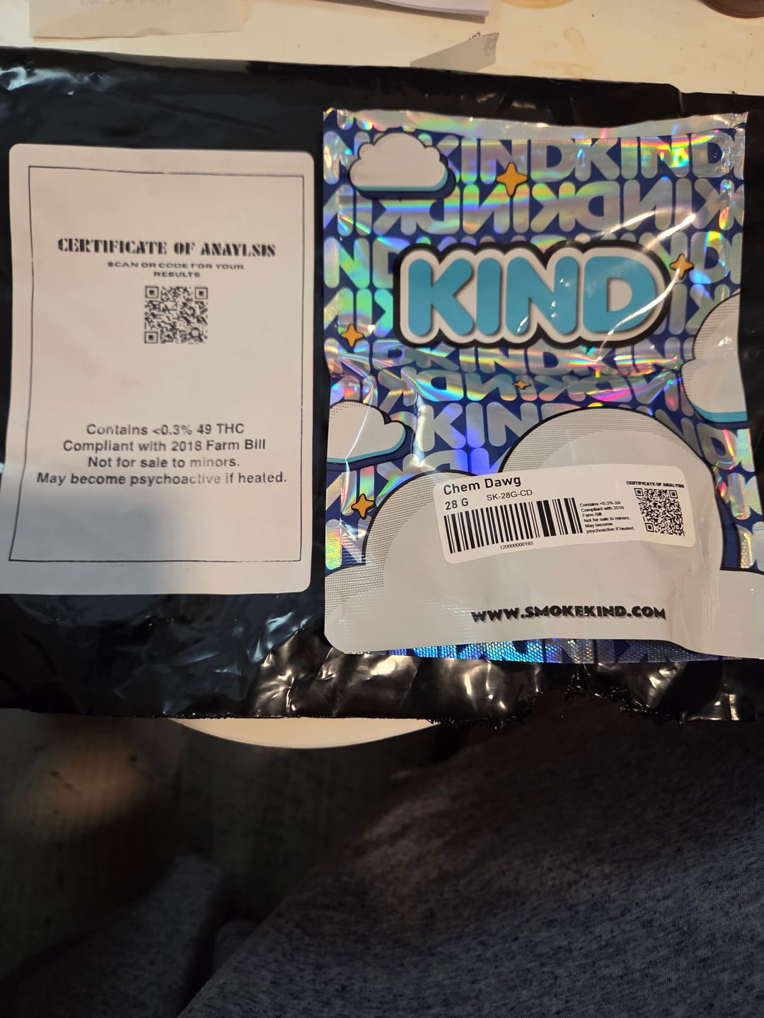 Customer photo review of Chem Dawg - 28 Grams - Hybrid