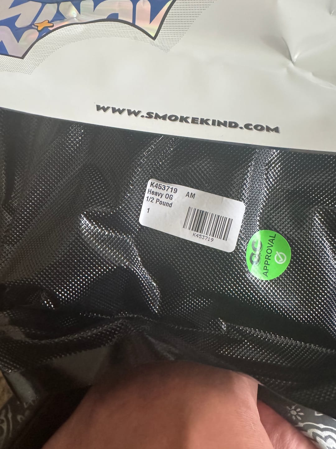 Customer photo review of White Rhino - Bulk - Indica