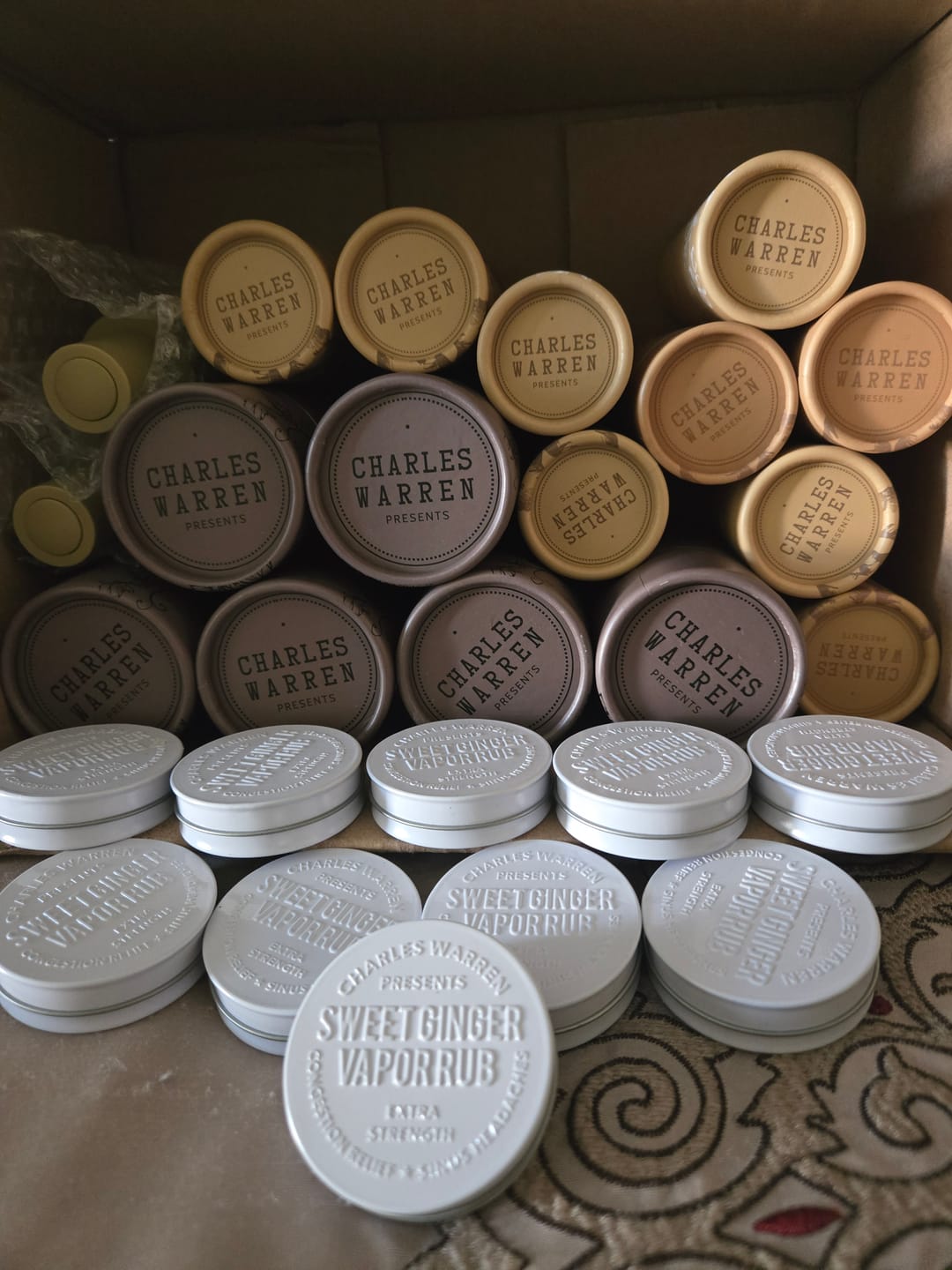 Customer photo review of Extra Strength Sweet Ginger Vapor Rub [Compact]