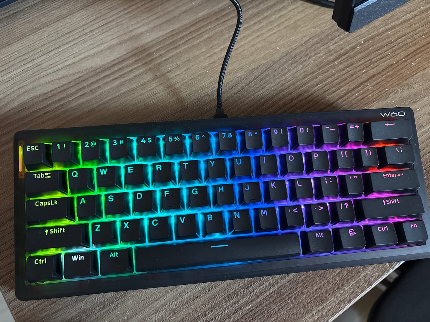 Customer photo review of Wraith W60 Klavye (Manyetik Switch / HE)
