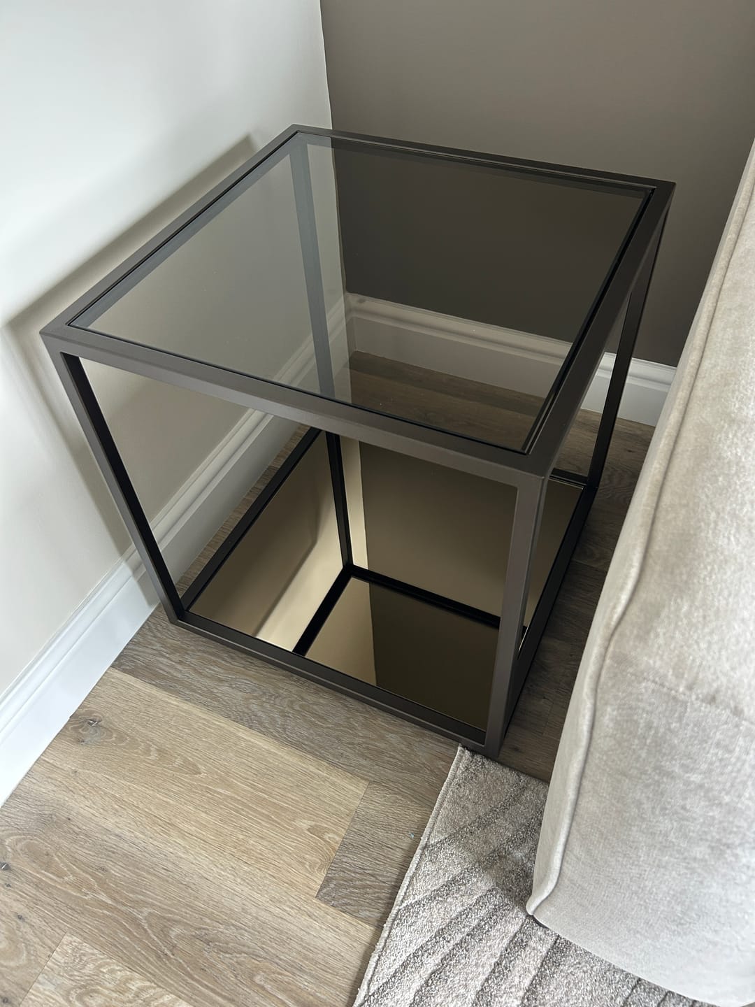 Customer photo review of Amara Side Table - Dark Bronze