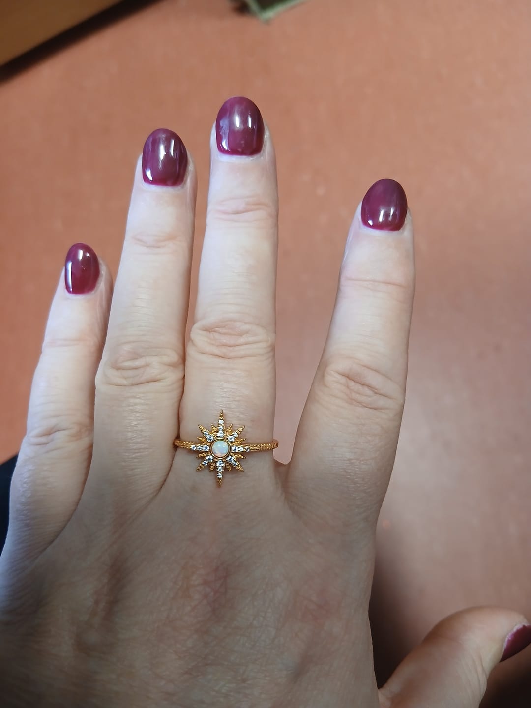 Customer photo review of North Star Ring in Gold