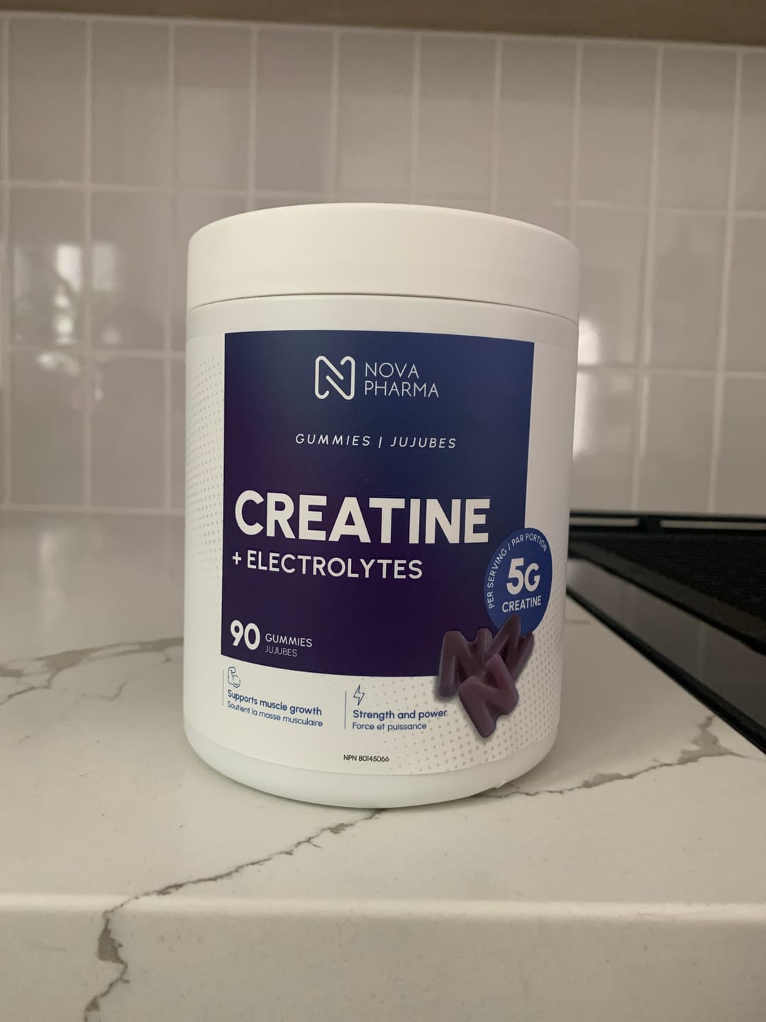 Customer photo review of Creatine gummies