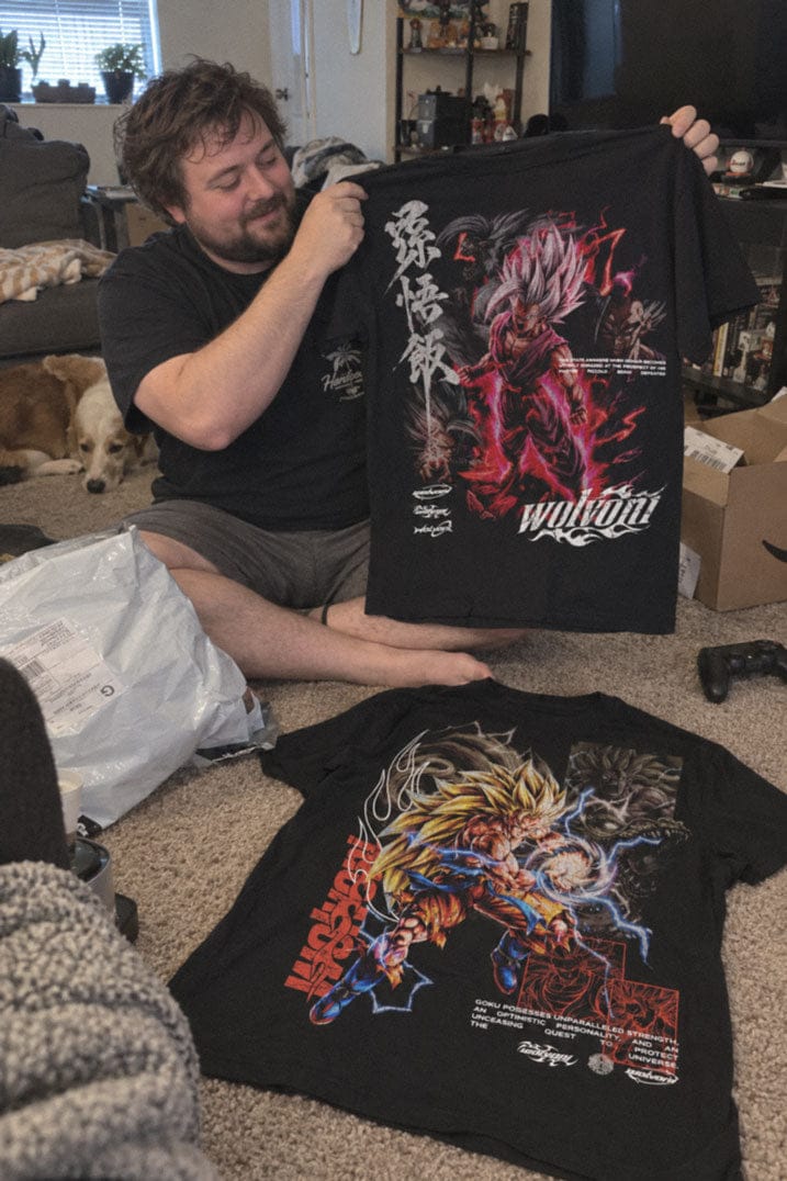 Customer photo review of Dragon Ball | Gohan Beast Oversized Heavyweight Washed Tee