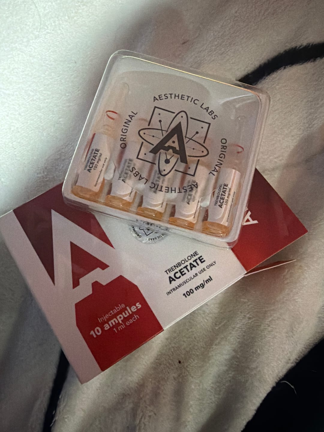Customer photo review of Trenbolona Acetato 100 MG Aesthetic Labs