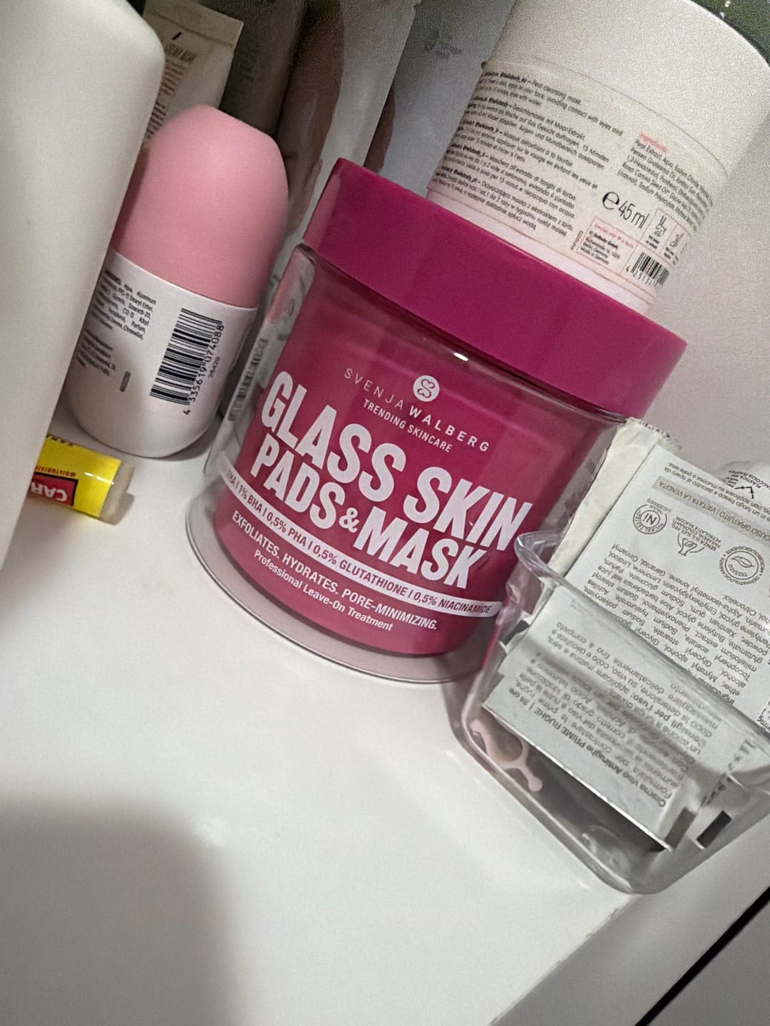 Customer photo review of Glass Skin Pads & Mask