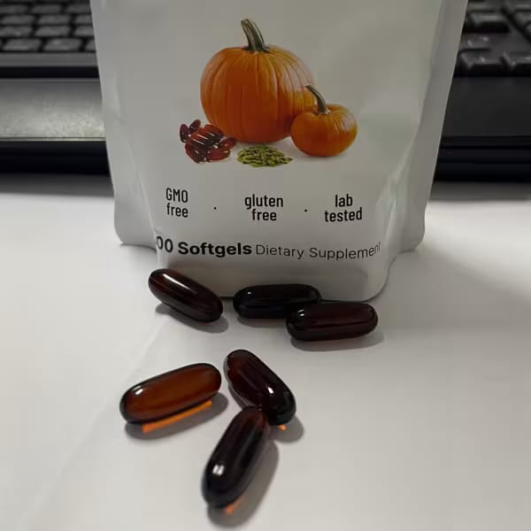 Customer photo review of Nuvrela™ Hair Growth Formula (Pumpkin Seed Oil + Saw Palmetto)