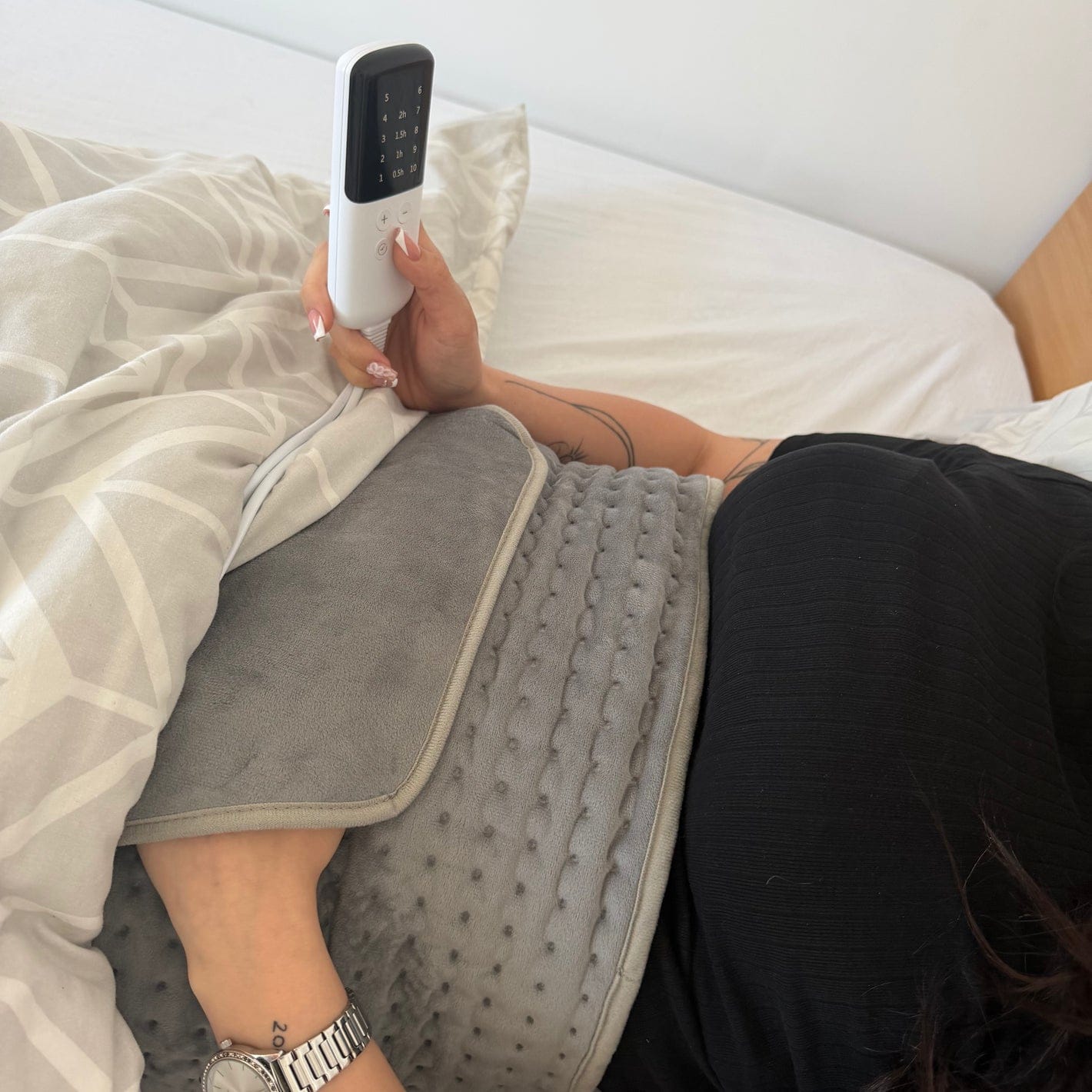 Customer photo review of Lunéa™ – La ceinture chauffante qui apaise vos douleurs menstruelles naturellement