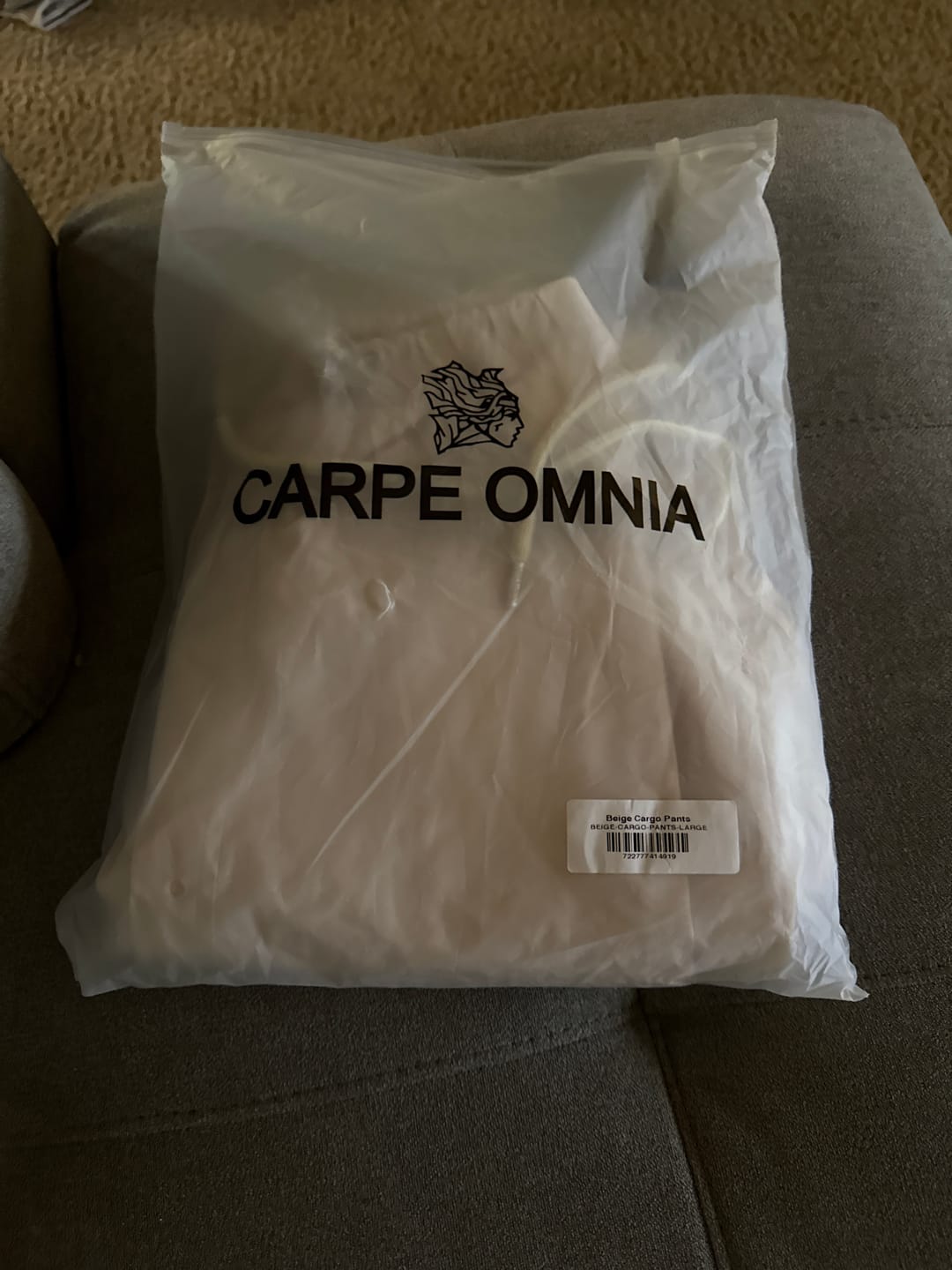 Customer photo review of Beige Cargo Pants