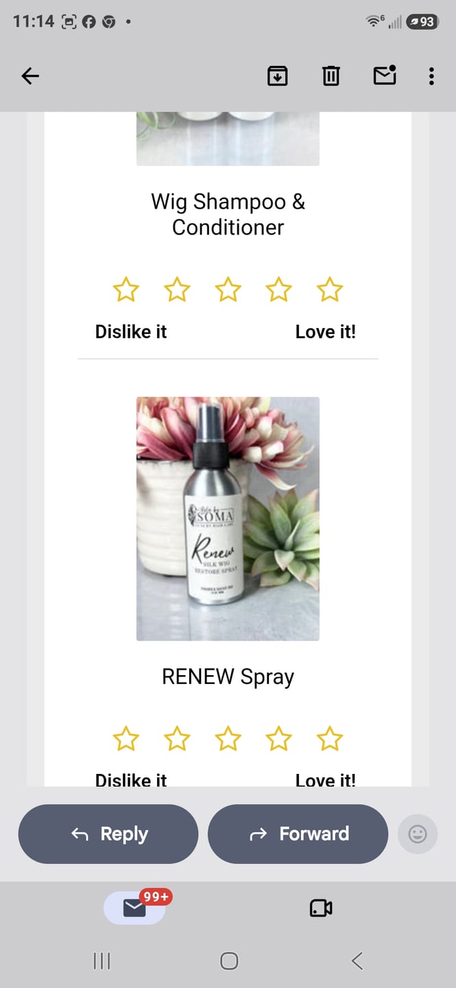 Customer photo review of RENEW Spray