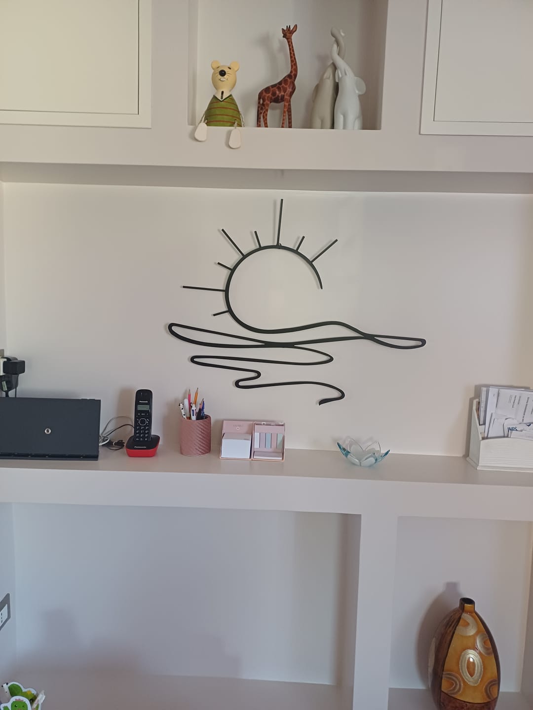 Customer photo review of Décoration Murale en Métal - Soleil (SUN.03)