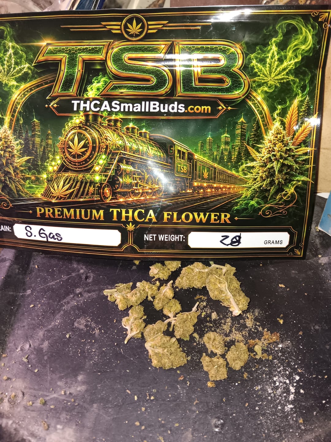 Customer photo review of Cheap THCA Smalls Quarter Pound