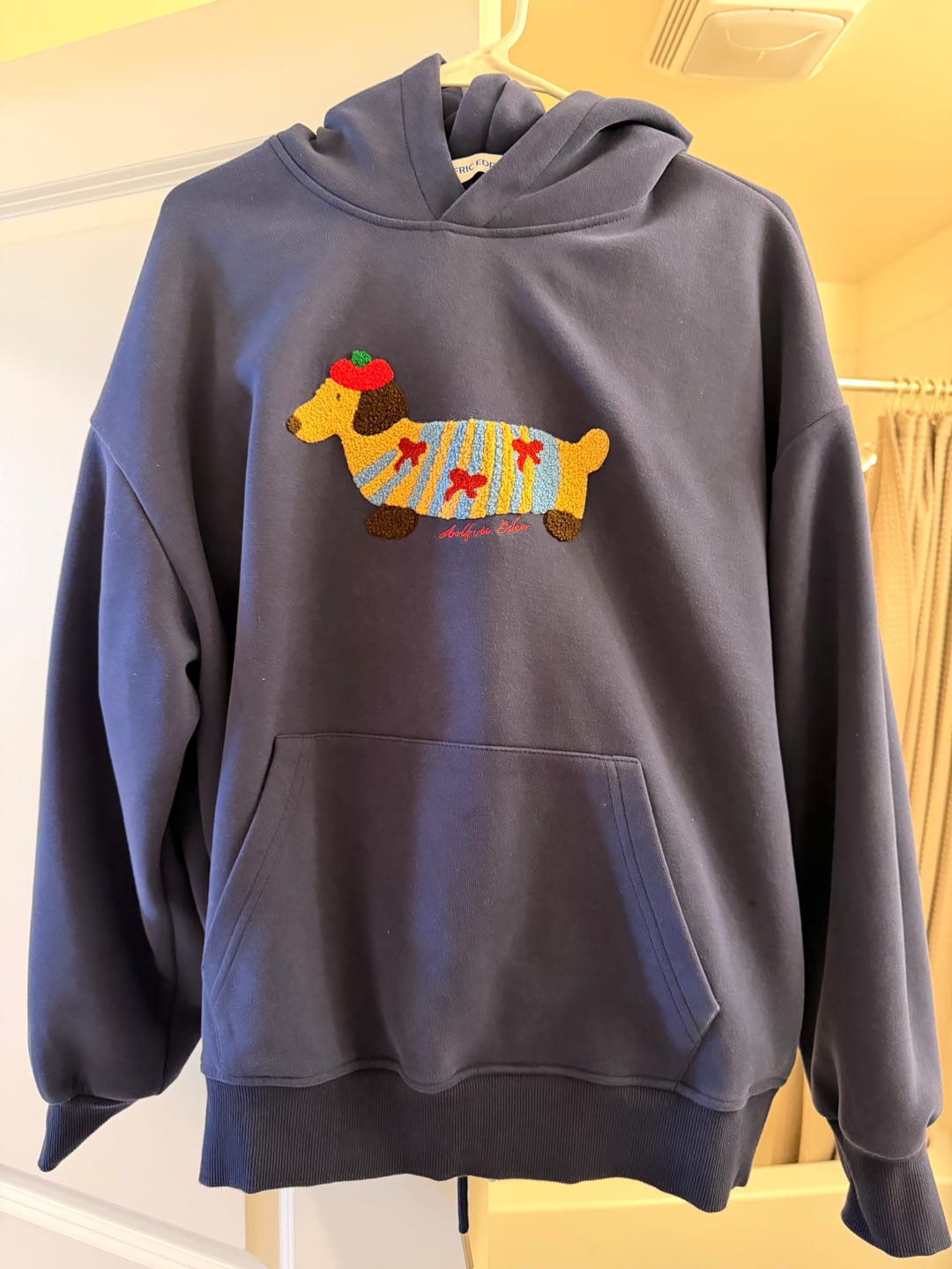 Customer photo review of Aelfric Eden Cartoon Dachshund Hoodie