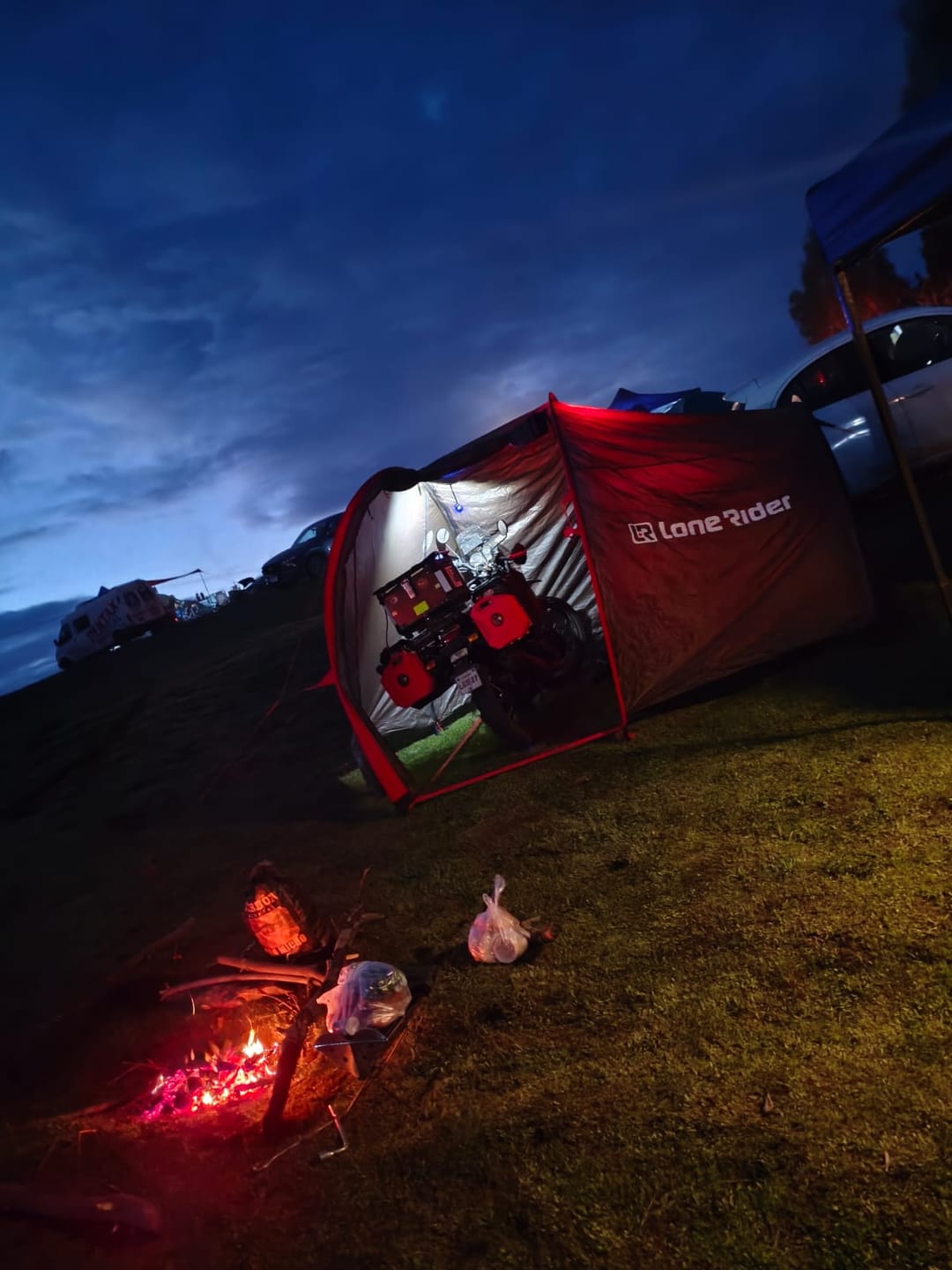 Customer photo review of MotoTent