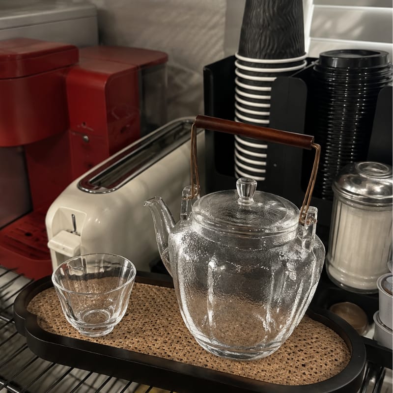 Customer photo review of Hikaru Portable Glass Tea Set