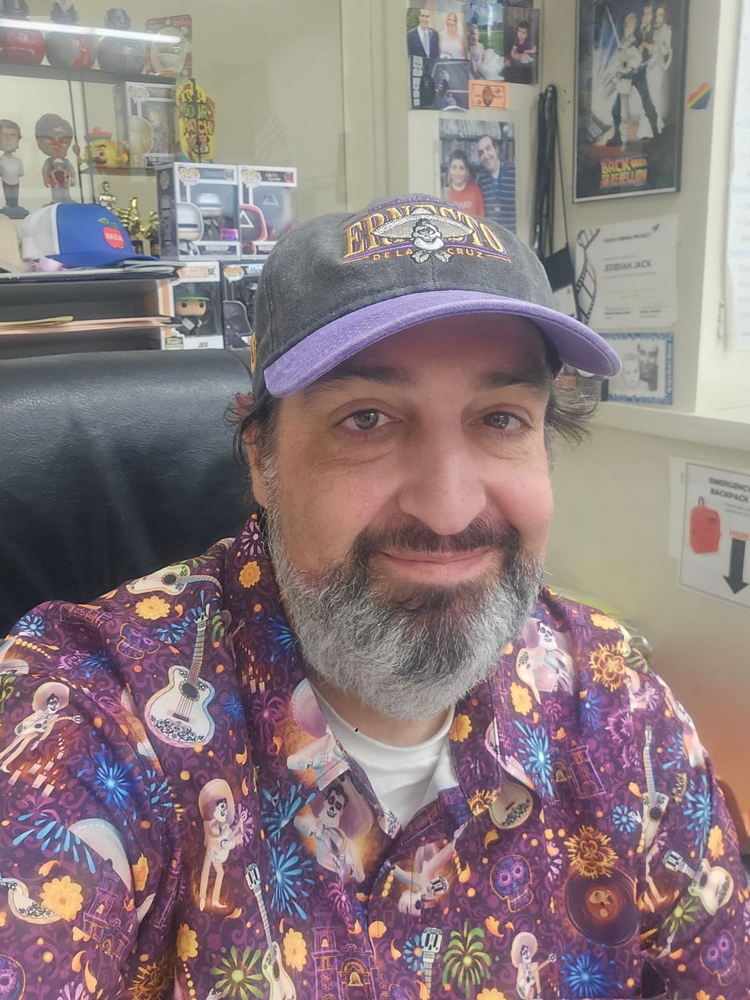 Customer photo review of Disney and Pixar Coco "Remember Me" – Dad Hat