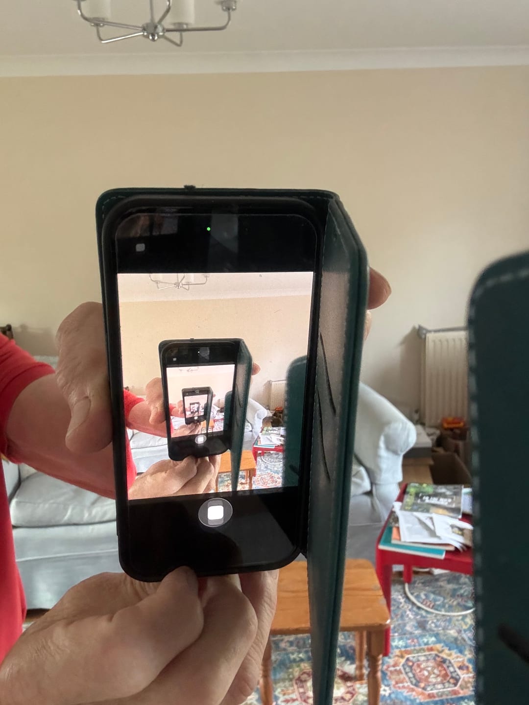 Customer photo review of Screen Protector For iPhone, 9H Tempered Glass, Pack of 2