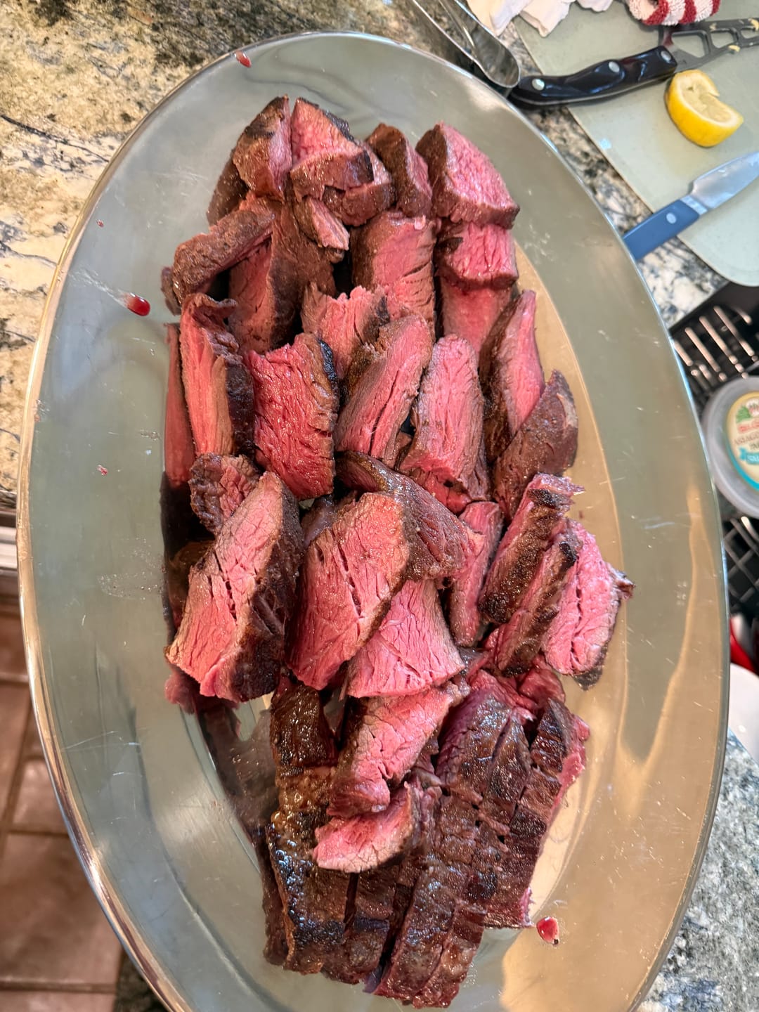 Customer photo review of USDA Choice Bavette Steak