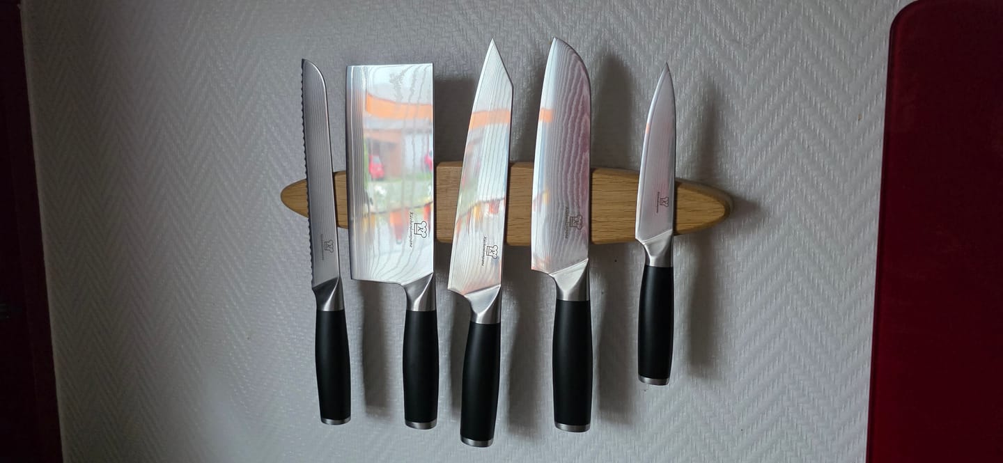 Customer photo review of OKAMI 5er Messerset