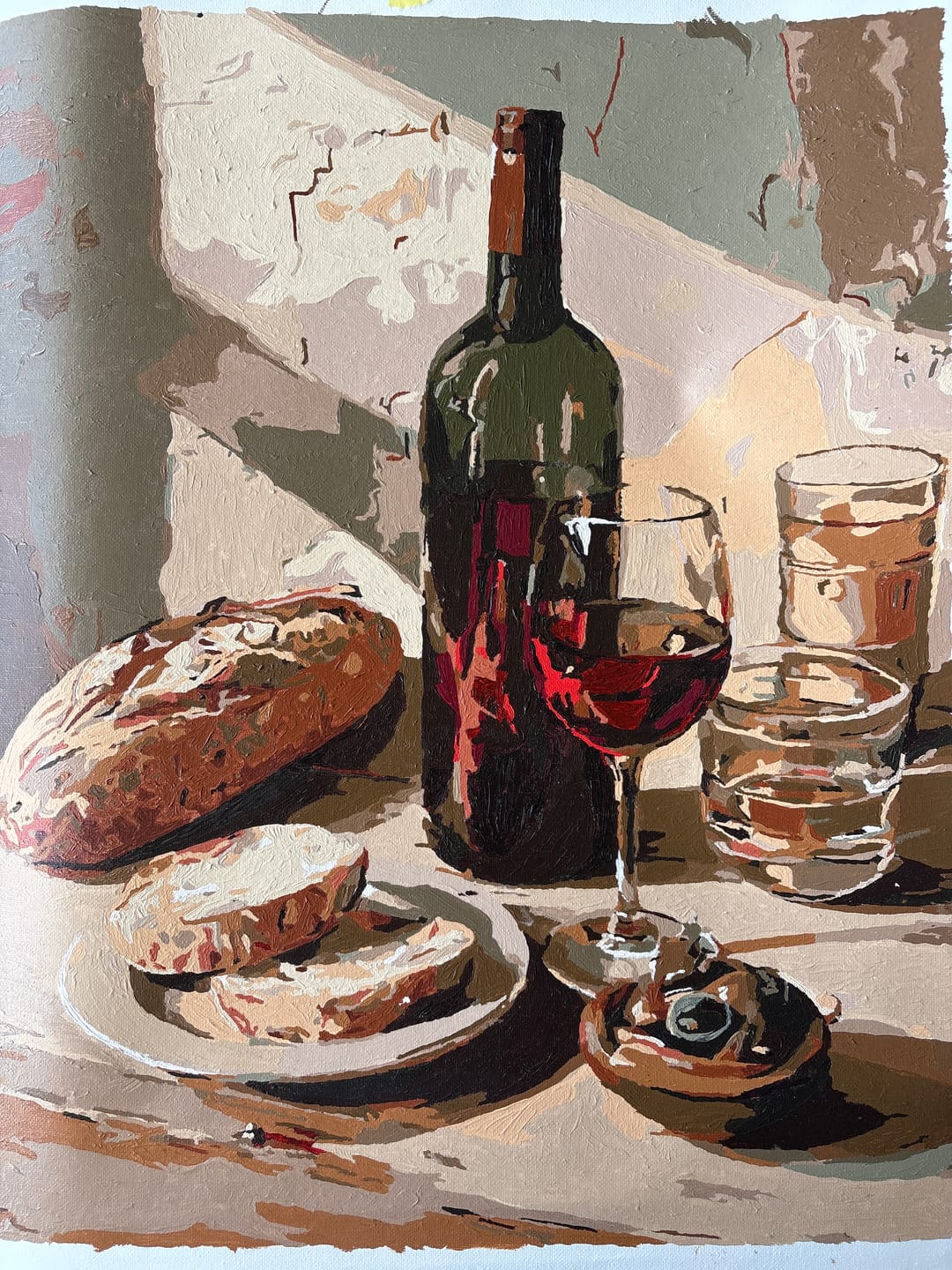 Customer photo review of A Taste of Tuscany | Paint by Number