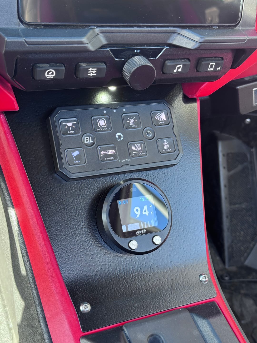 Customer photo review of WSRD CVT Belt Temp Gauge | Can-Am X3 & Polaris RZR