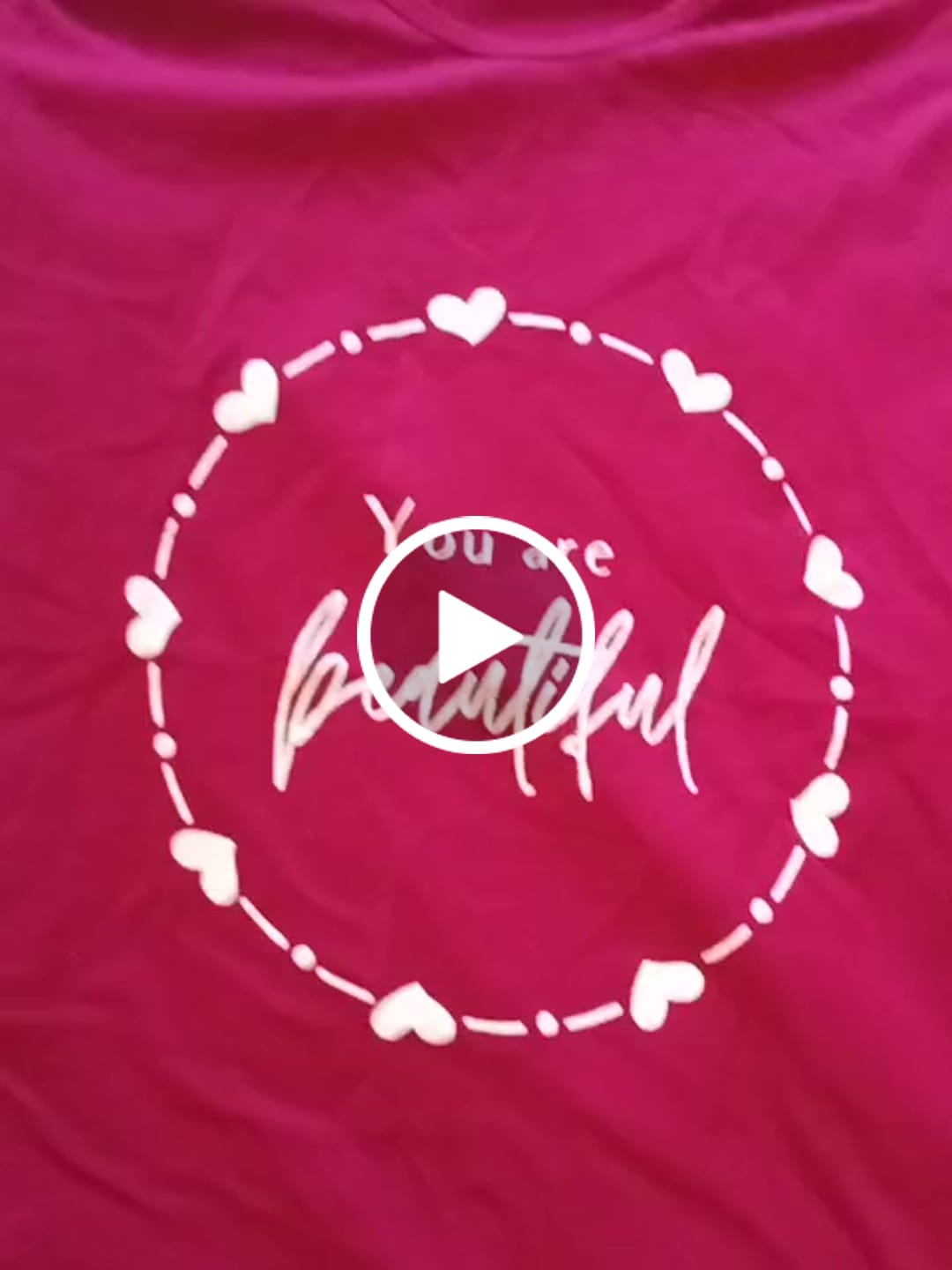 Customer video review of نايت شيرت نص كم Beautiful
