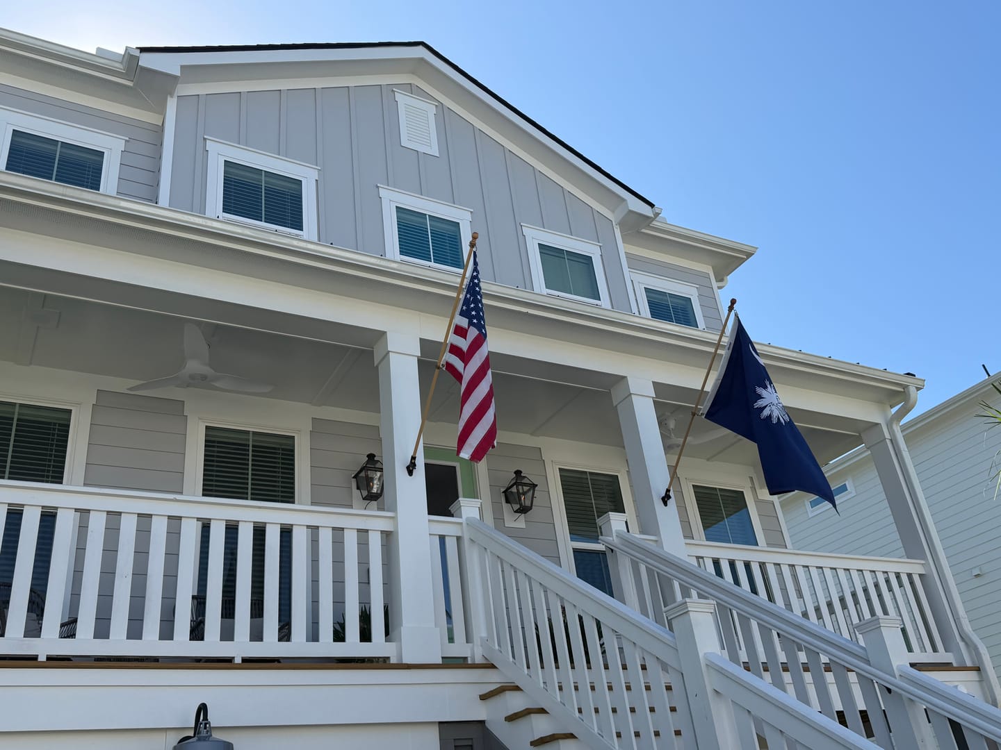 Customer photo review of 3' x 5' American Flag Set