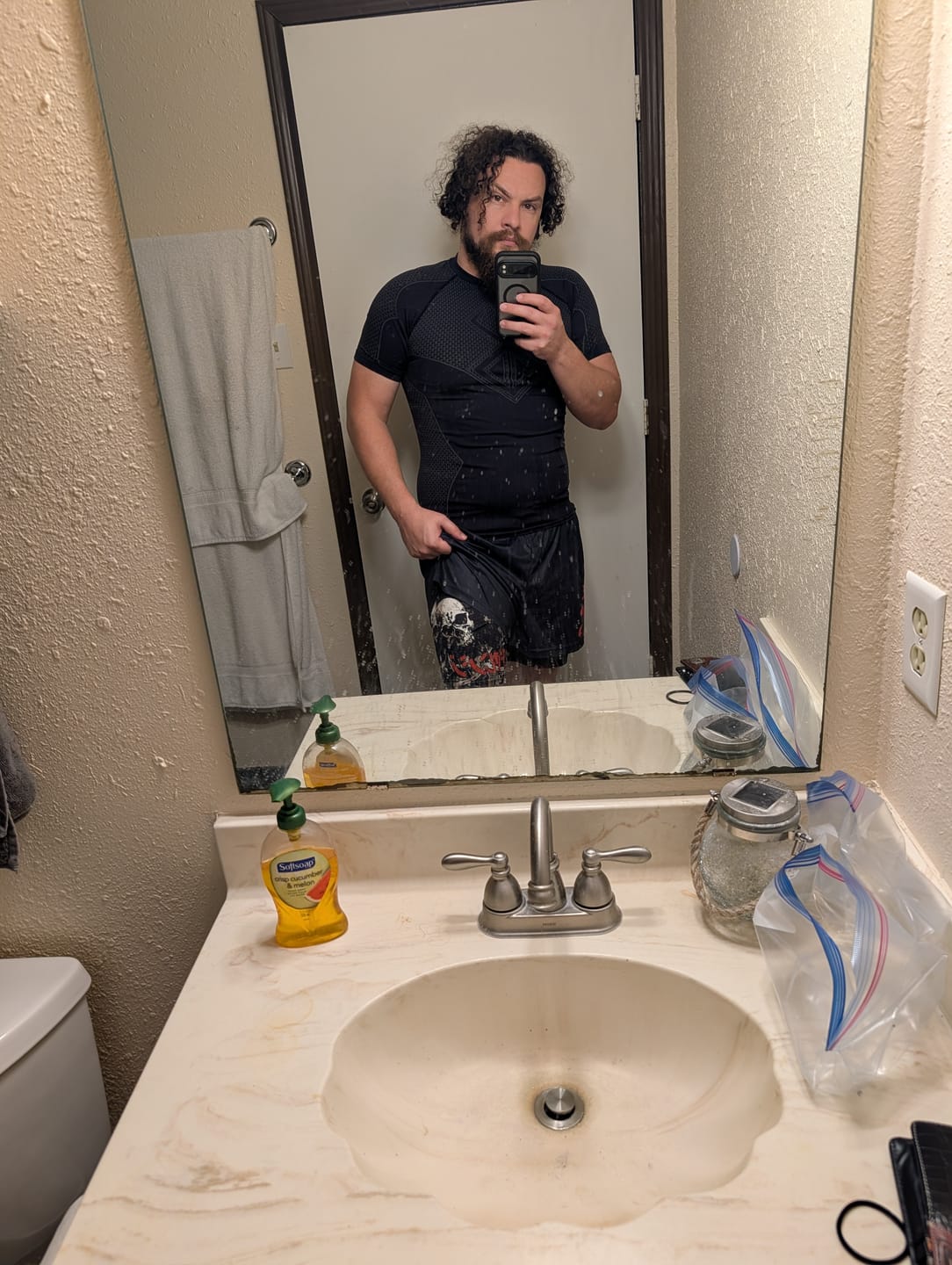 Customer photo review of Tormented Compression Tee